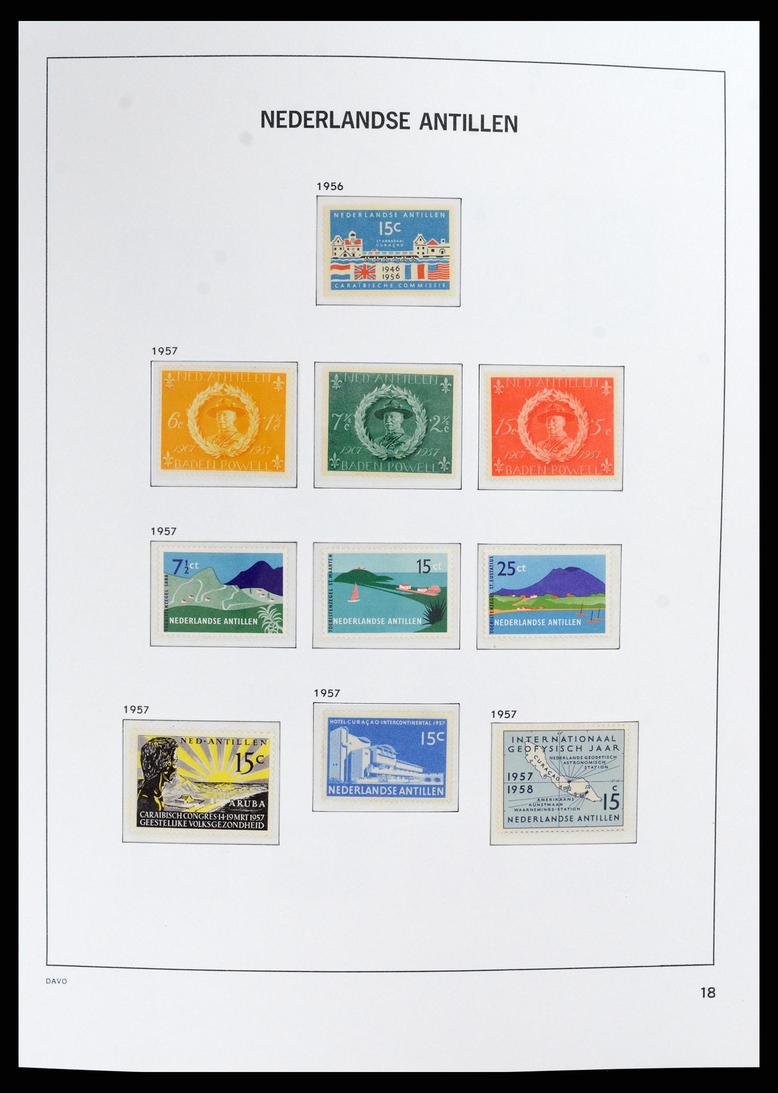 37844 018 - Stamp Collection 37844 Curaçao/Antilles 1873-2010.