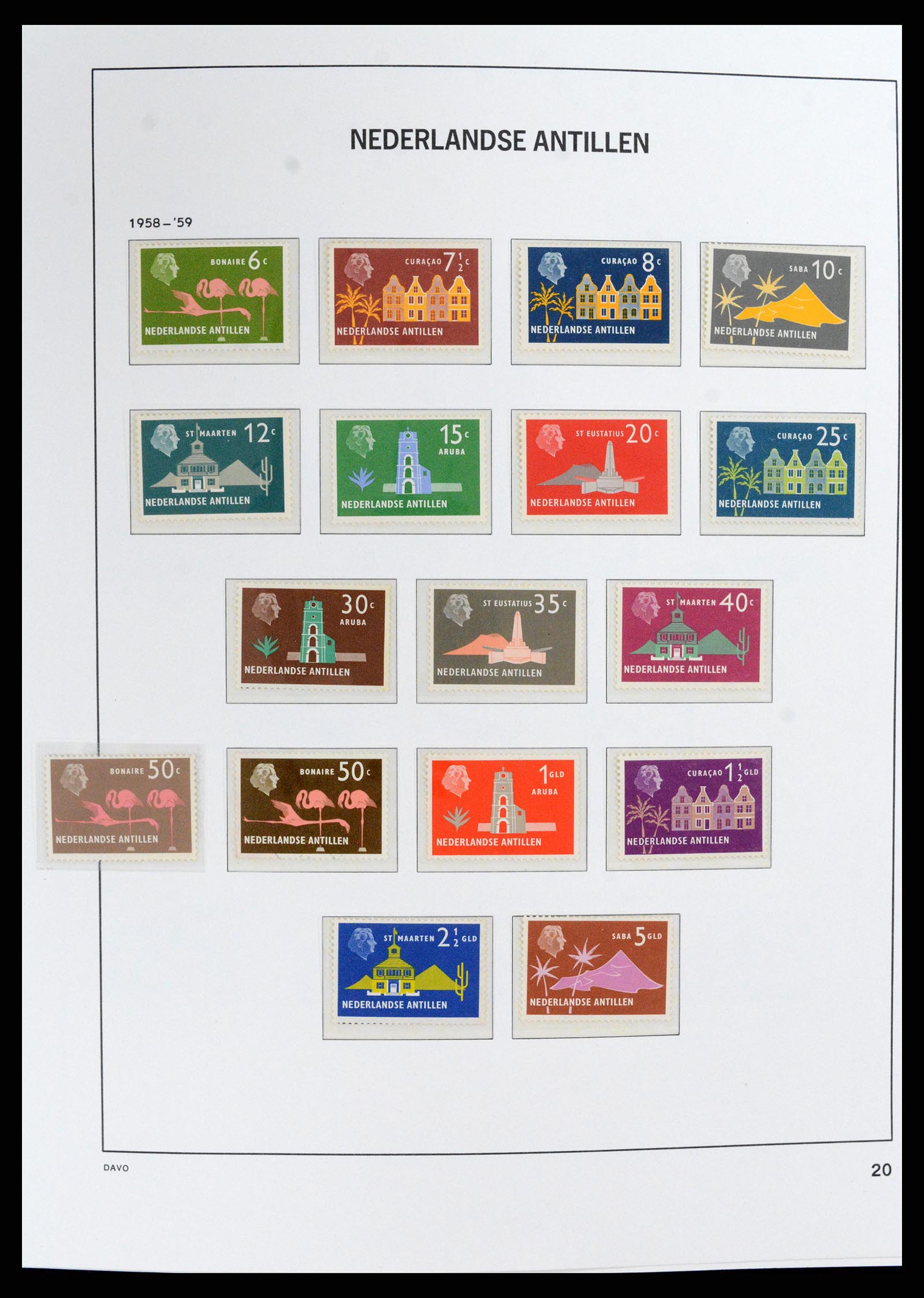 37844 020 - Stamp Collection 37844 Curaçao/Antilles 1873-2010.