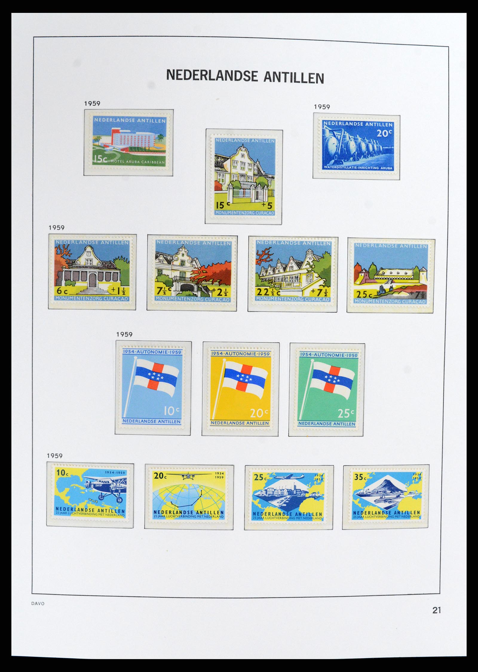 37844 021 - Stamp Collection 37844 Curaçao/Antilles 1873-2010.