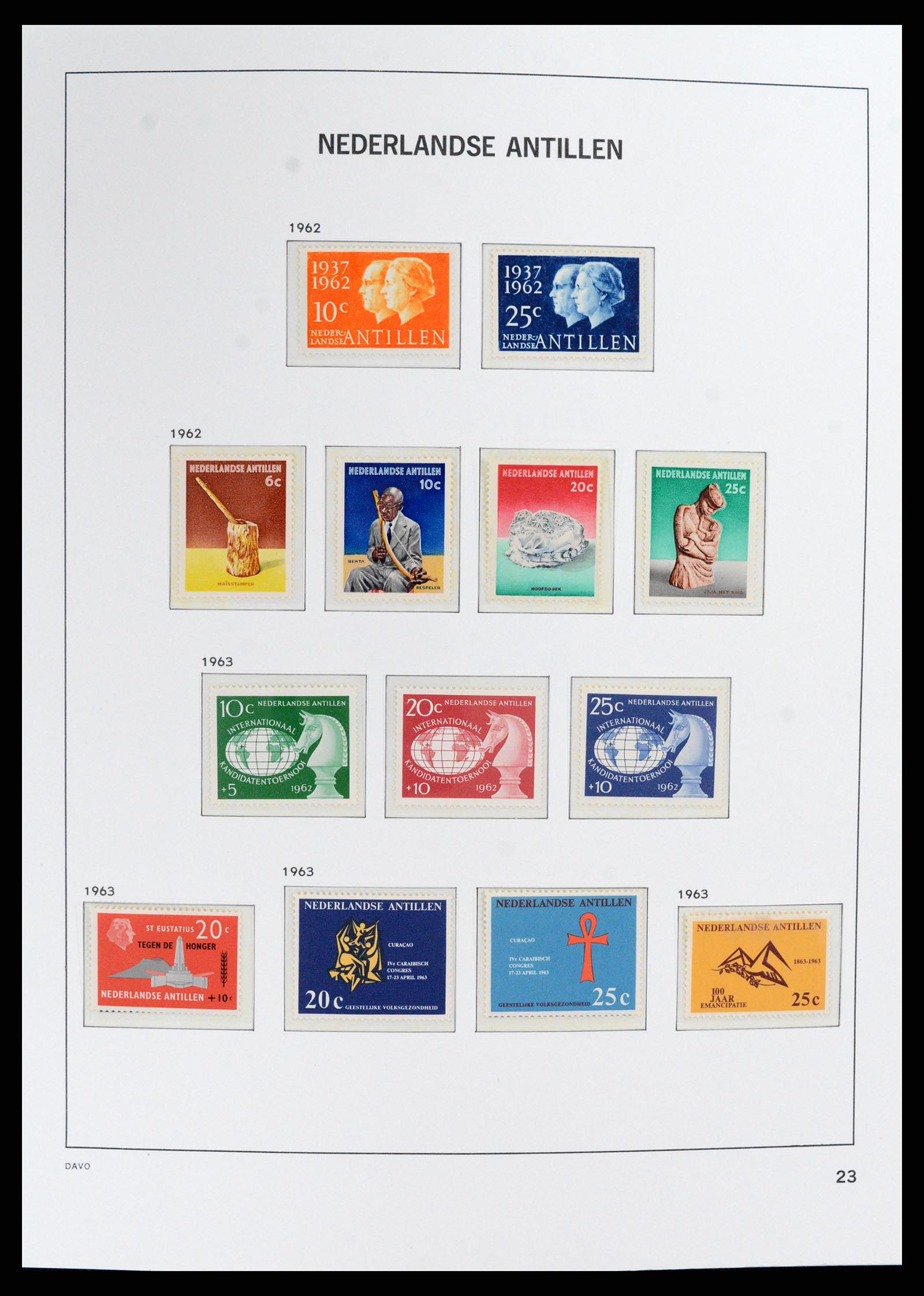 37844 023 - Stamp Collection 37844 Curaçao/Antilles 1873-2010.