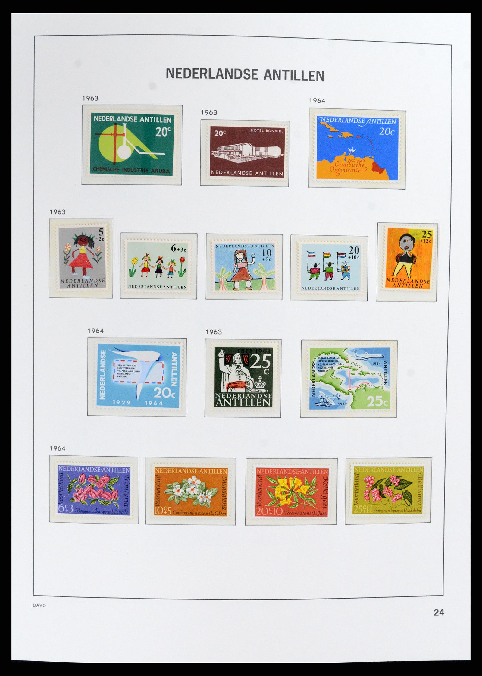 37844 025 - Stamp Collection 37844 Curaçao/Antilles 1873-2010.
