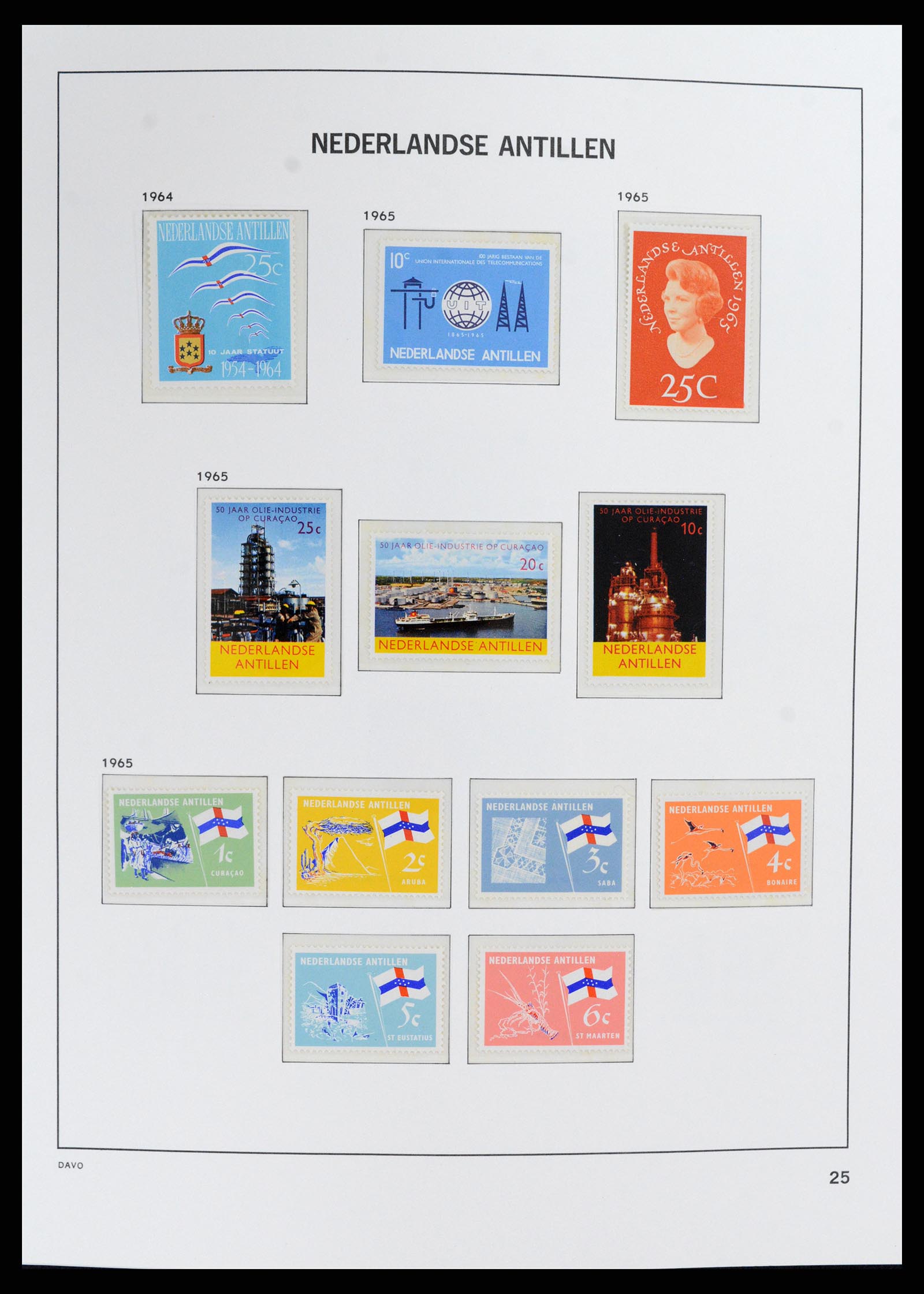 37844 026 - Stamp Collection 37844 Curaçao/Antilles 1873-2010.