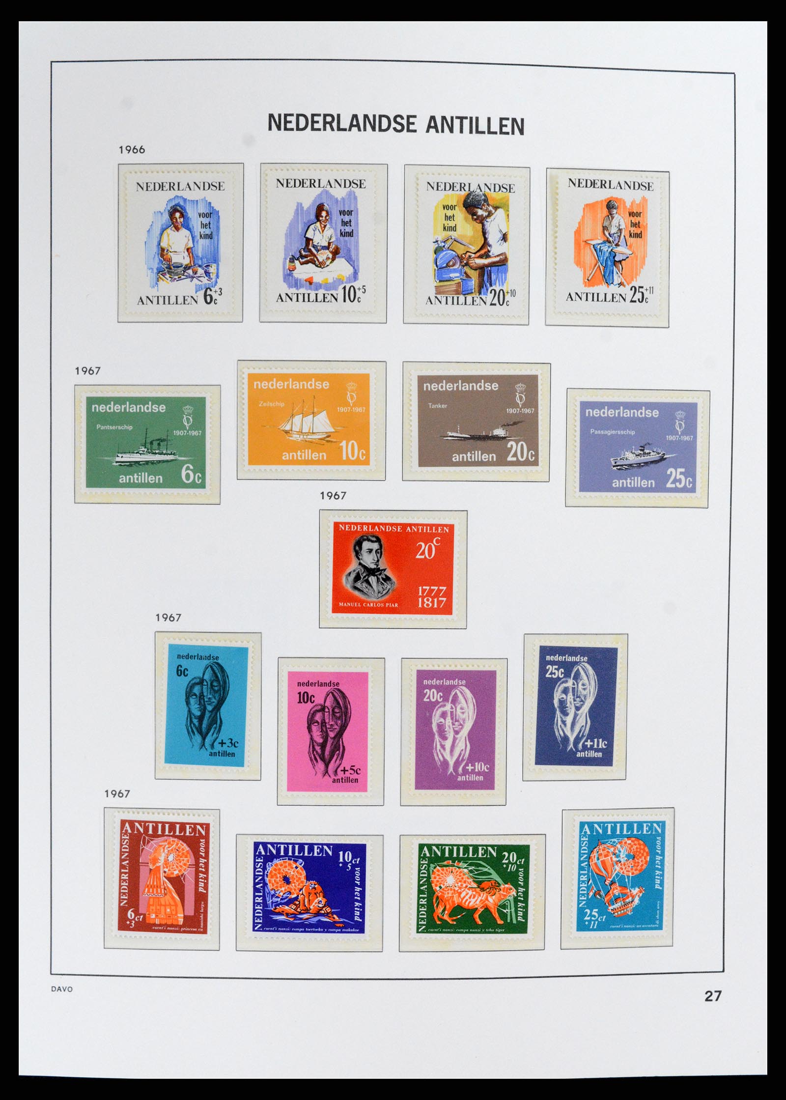 37844 028 - Stamp Collection 37844 Curaçao/Antilles 1873-2010.