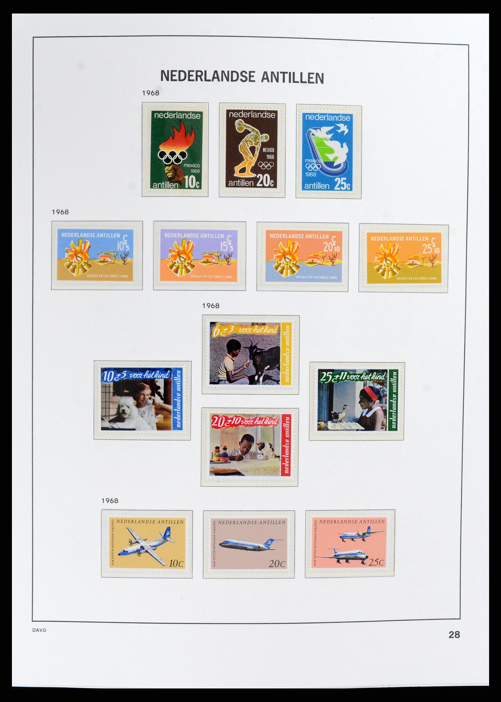 37844 029 - Stamp Collection 37844 Curaçao/Antilles 1873-2010.