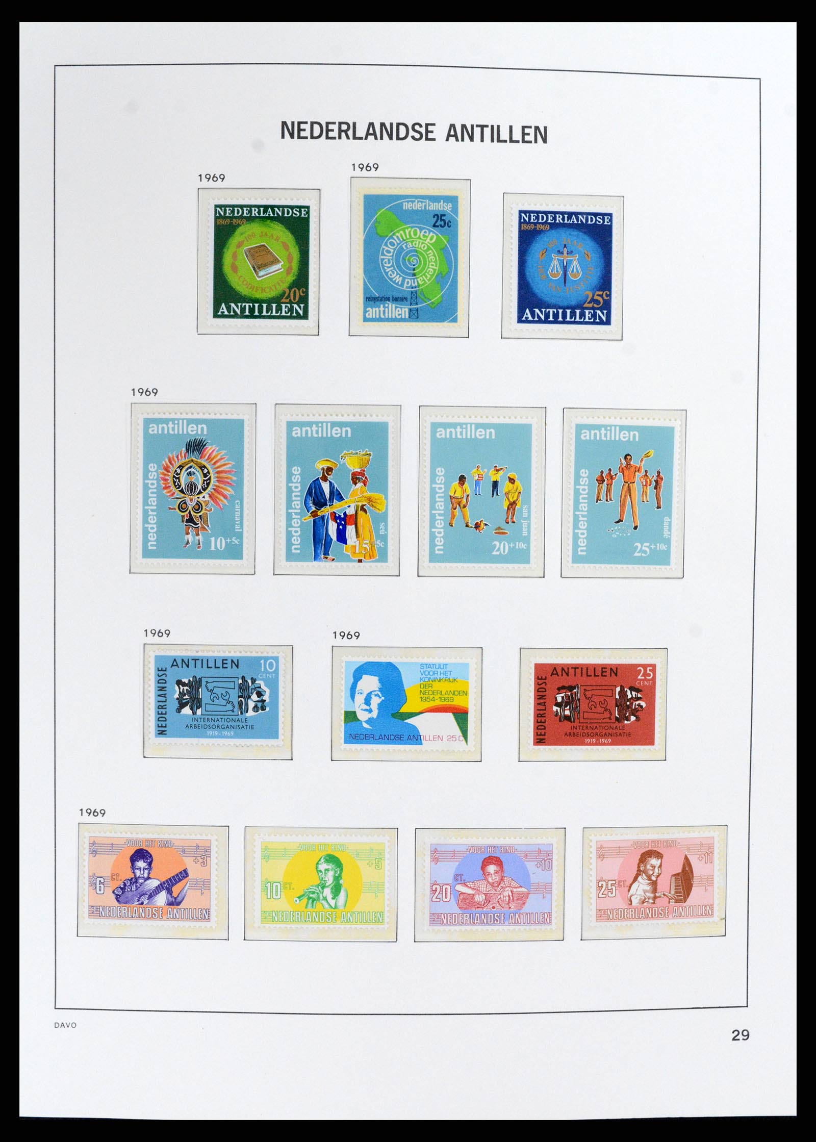 37844 030 - Stamp Collection 37844 Curaçao/Antilles 1873-2010.