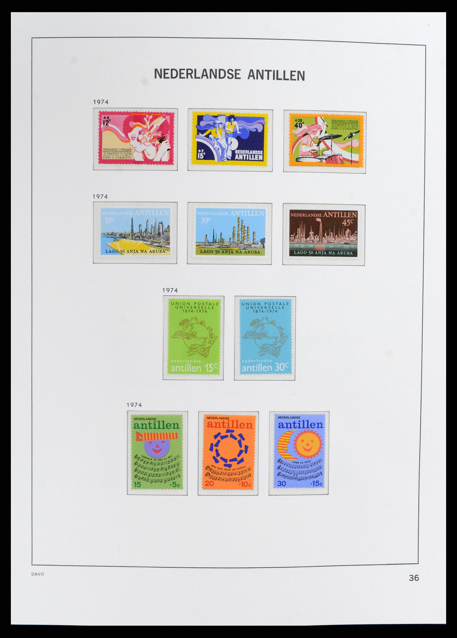 37844 037 - Stamp Collection 37844 Curaçao/Antilles 1873-2010.