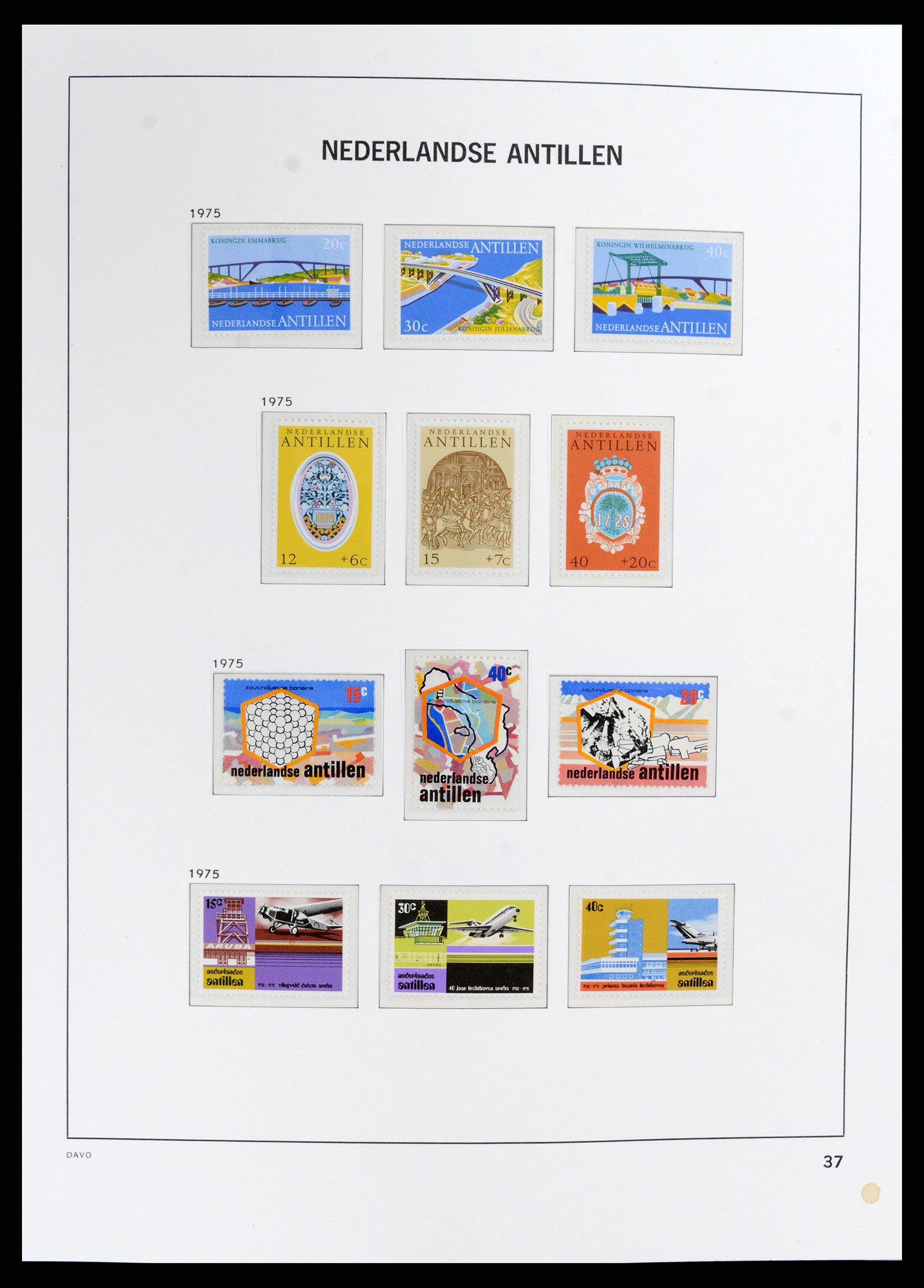 37844 038 - Stamp Collection 37844 Curaçao/Antilles 1873-2010.
