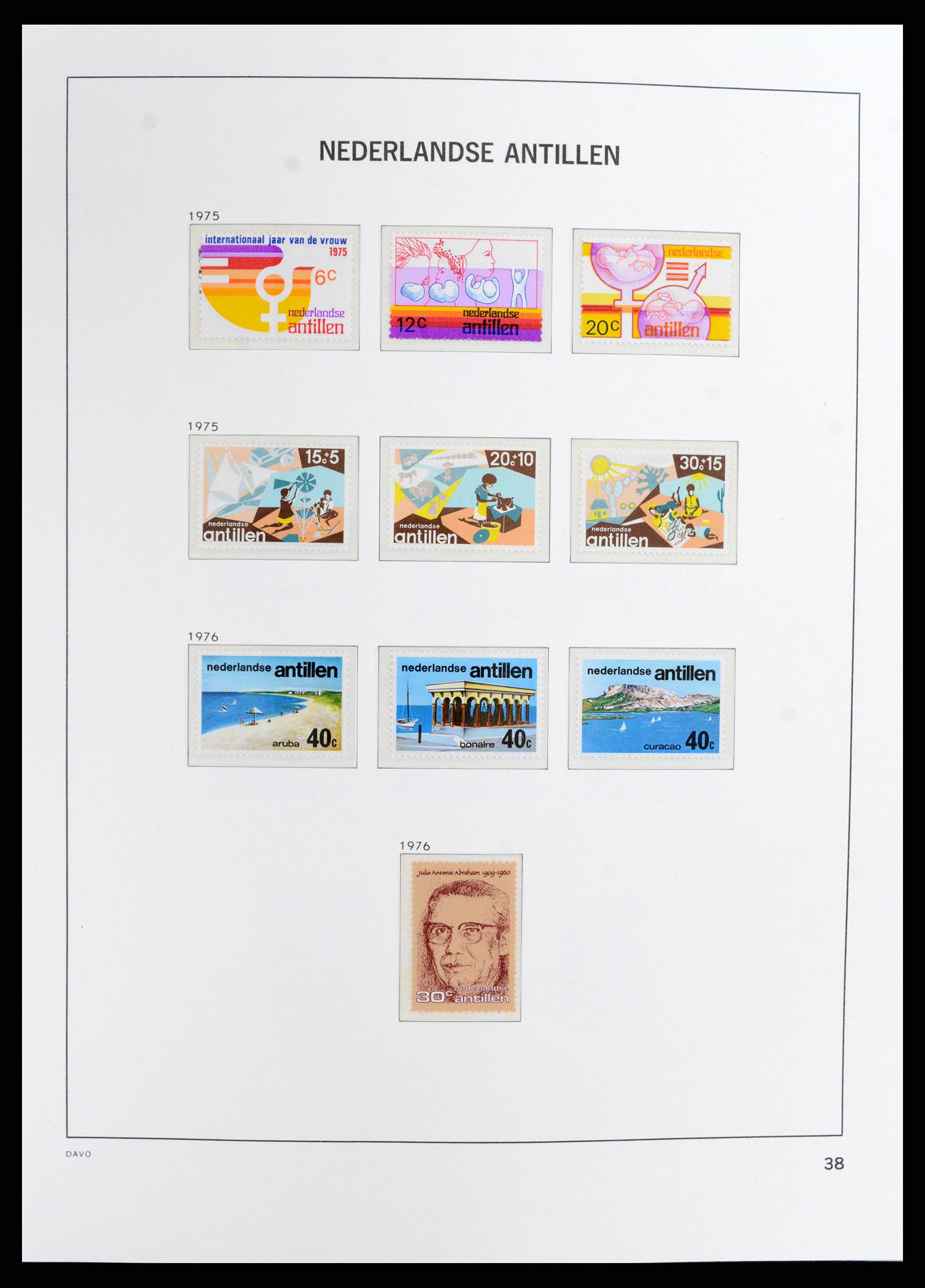 37844 039 - Stamp Collection 37844 Curaçao/Antilles 1873-2010.