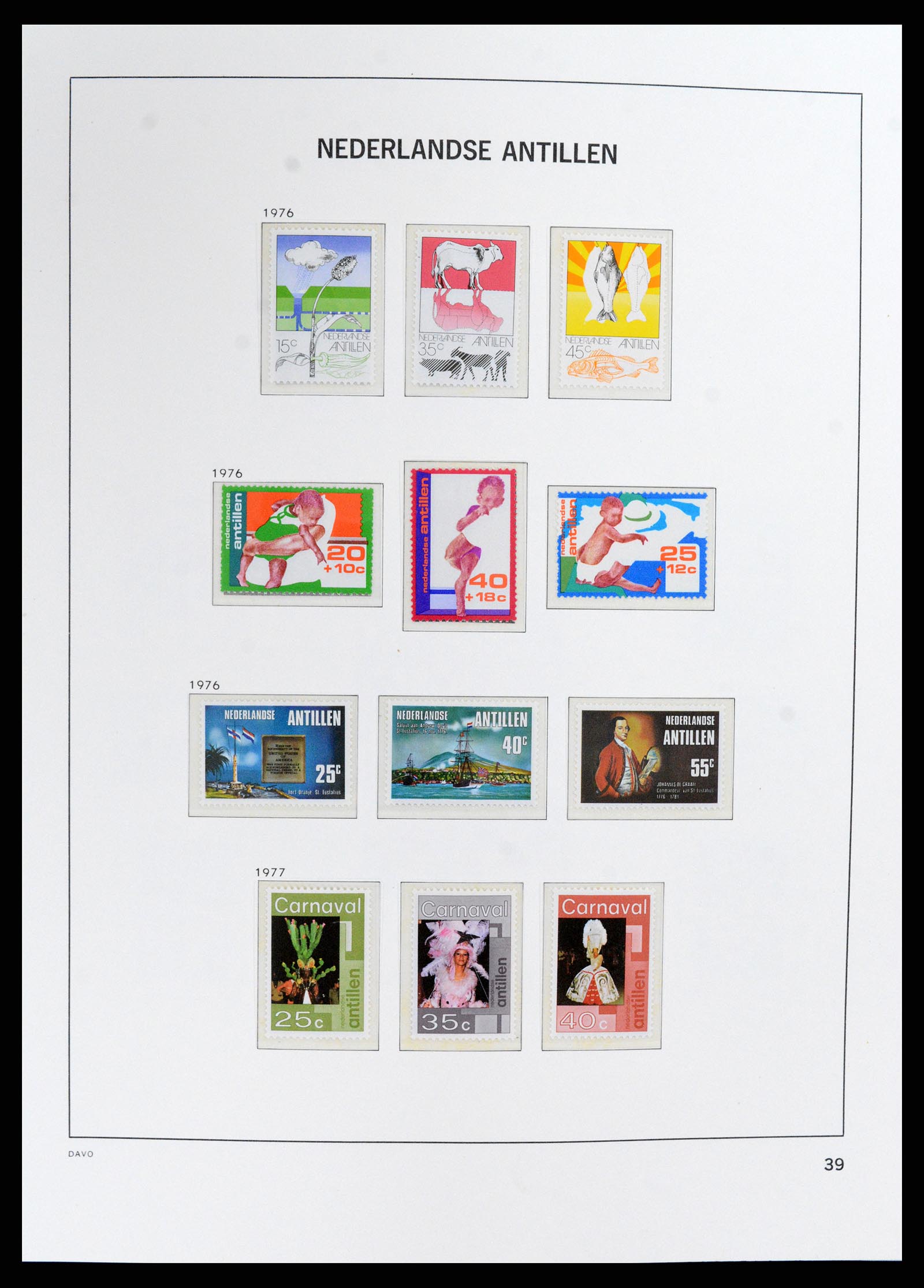 37844 040 - Stamp Collection 37844 Curaçao/Antilles 1873-2010.