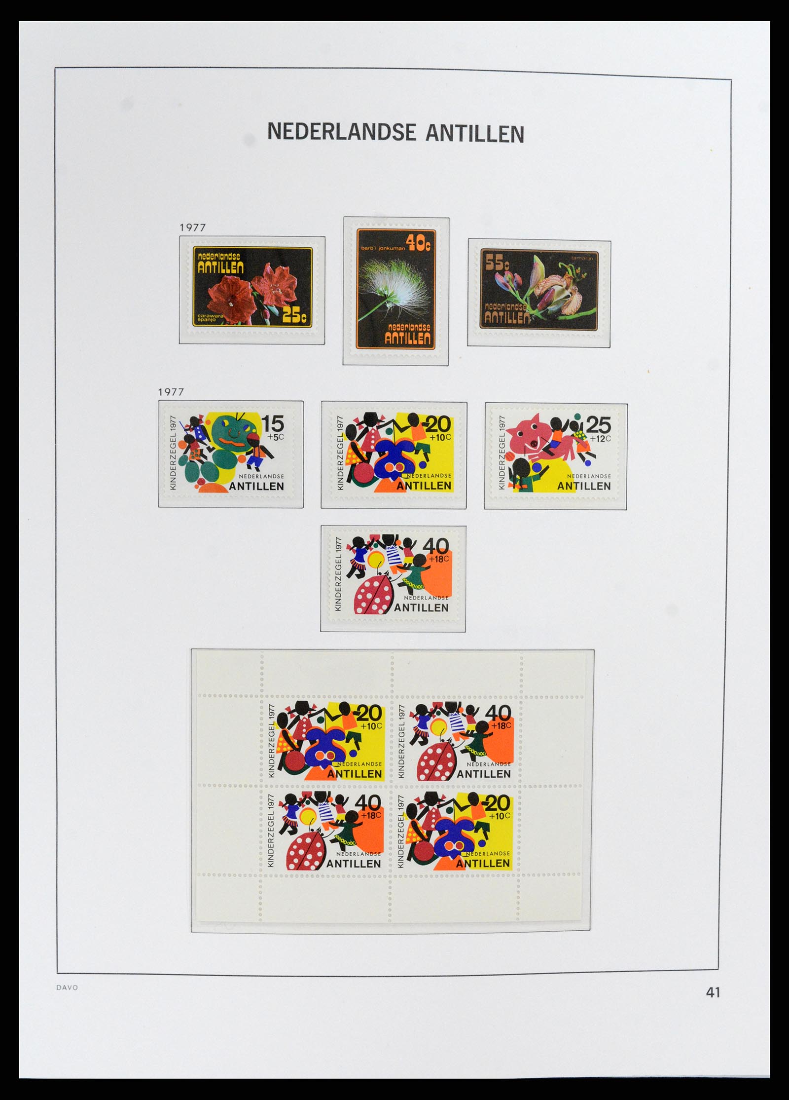 37844 042 - Stamp Collection 37844 Curaçao/Antilles 1873-2010.