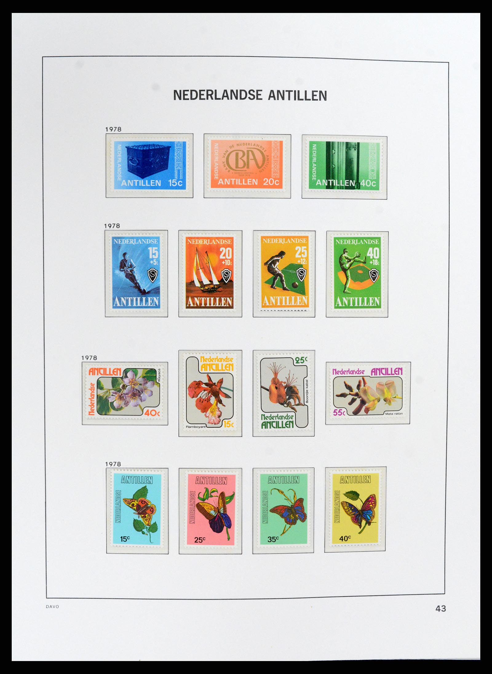 37844 045 - Stamp Collection 37844 Curaçao/Antilles 1873-2010.
