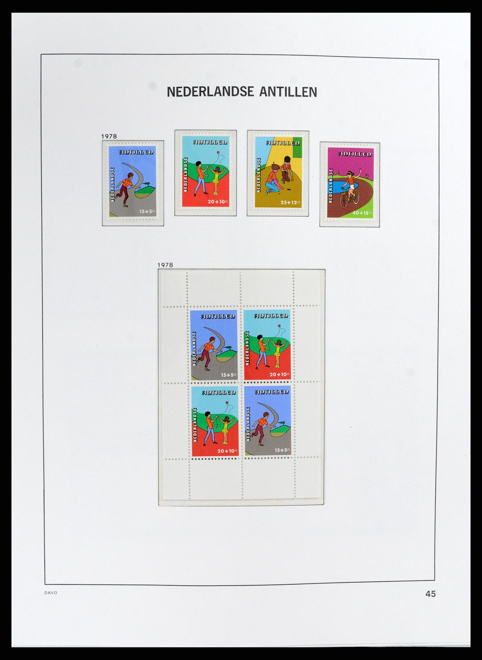 37844 048 - Stamp Collection 37844 Curaçao/Antilles 1873-2010.