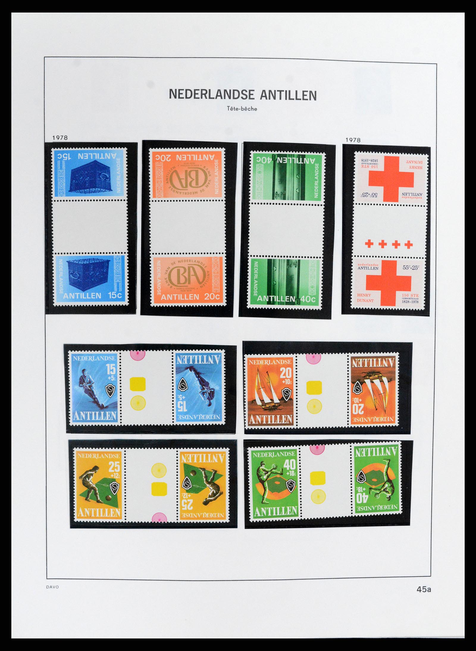 37844 049 - Stamp Collection 37844 Curaçao/Antilles 1873-2010.