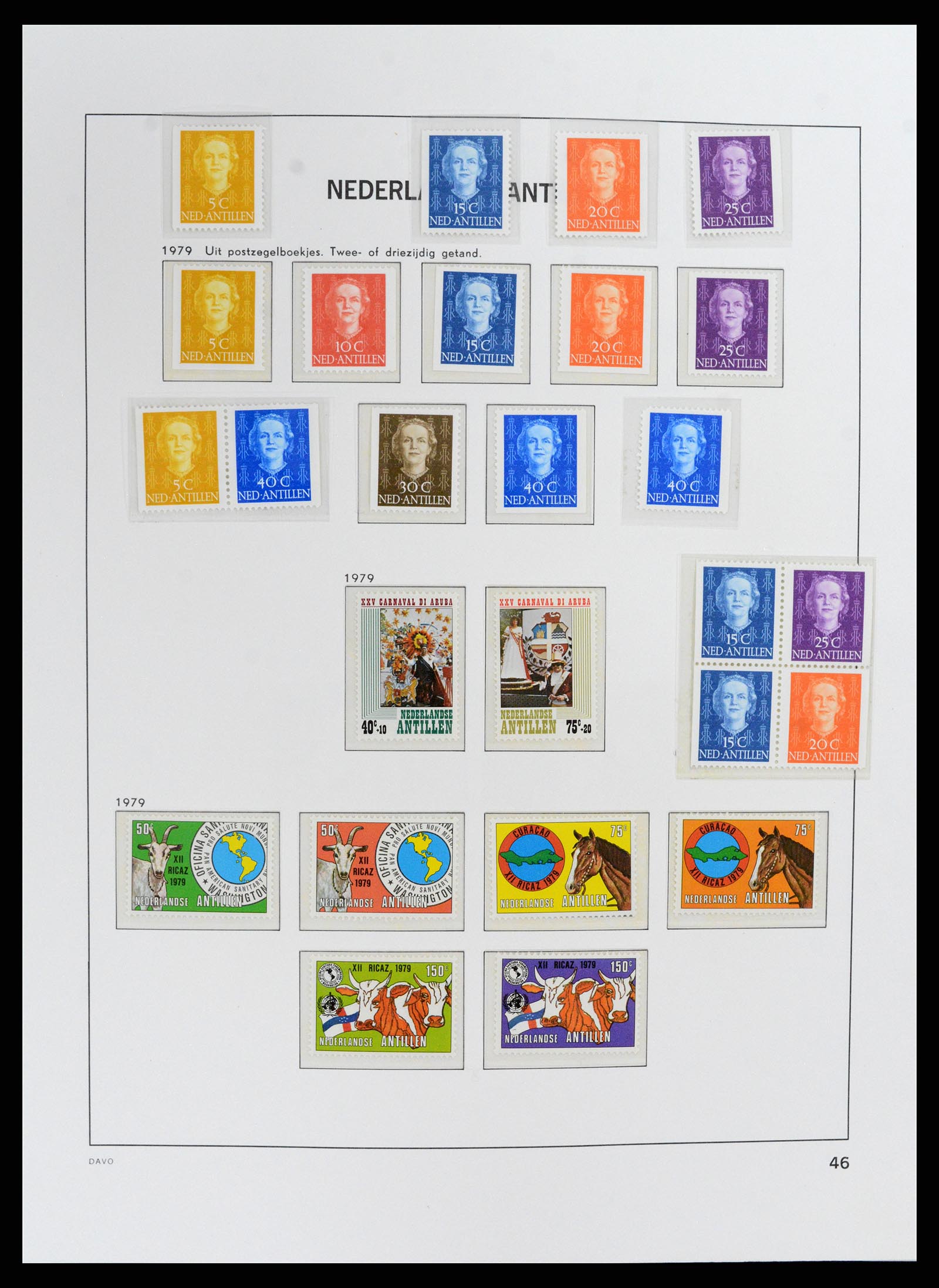 37844 050 - Stamp Collection 37844 Curaçao/Antilles 1873-2010.