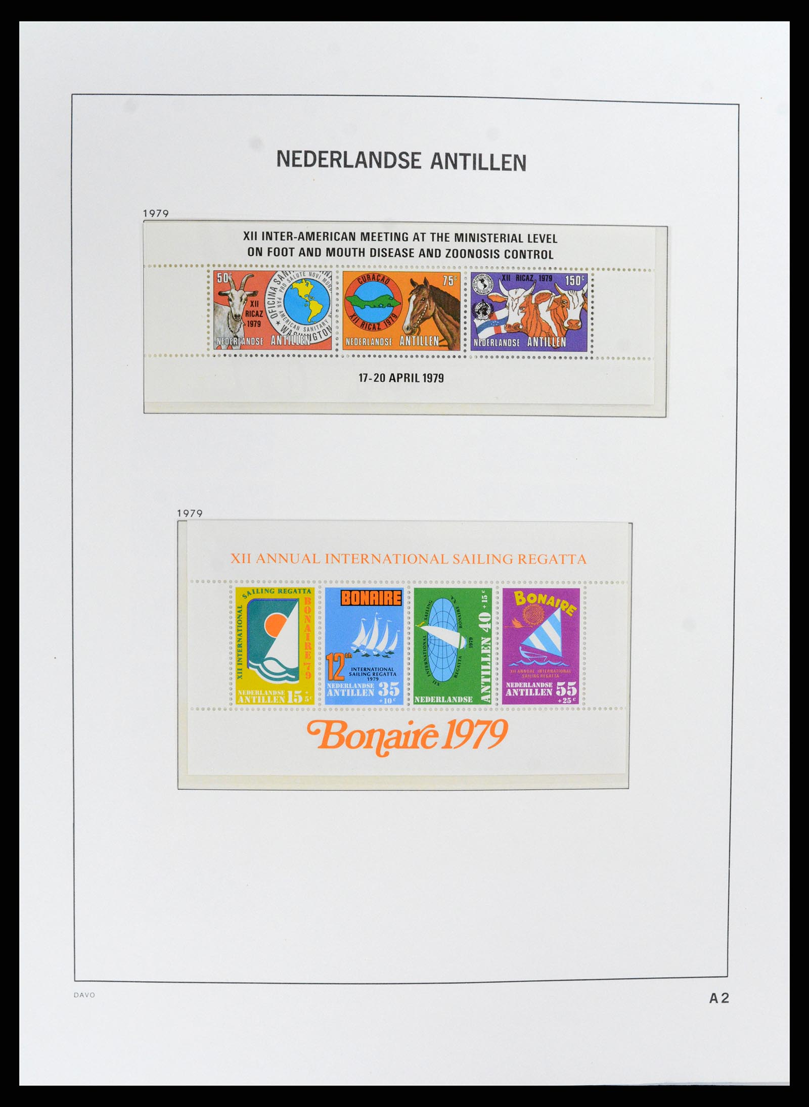37844 051 - Stamp Collection 37844 Curaçao/Antilles 1873-2010.