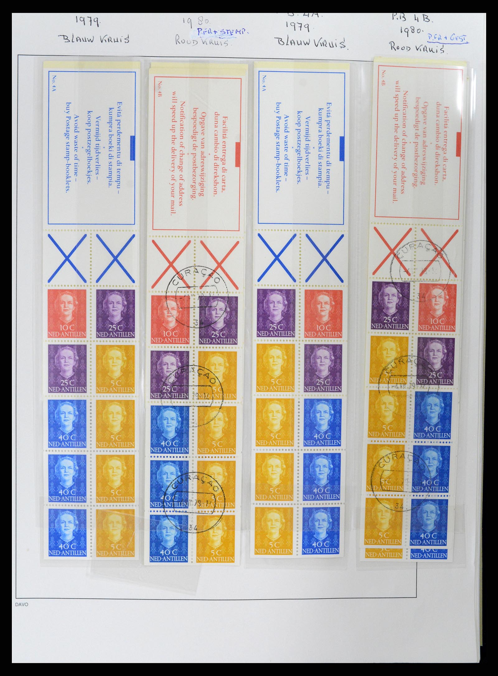 37844 054 - Stamp Collection 37844 Curaçao/Antilles 1873-2010.