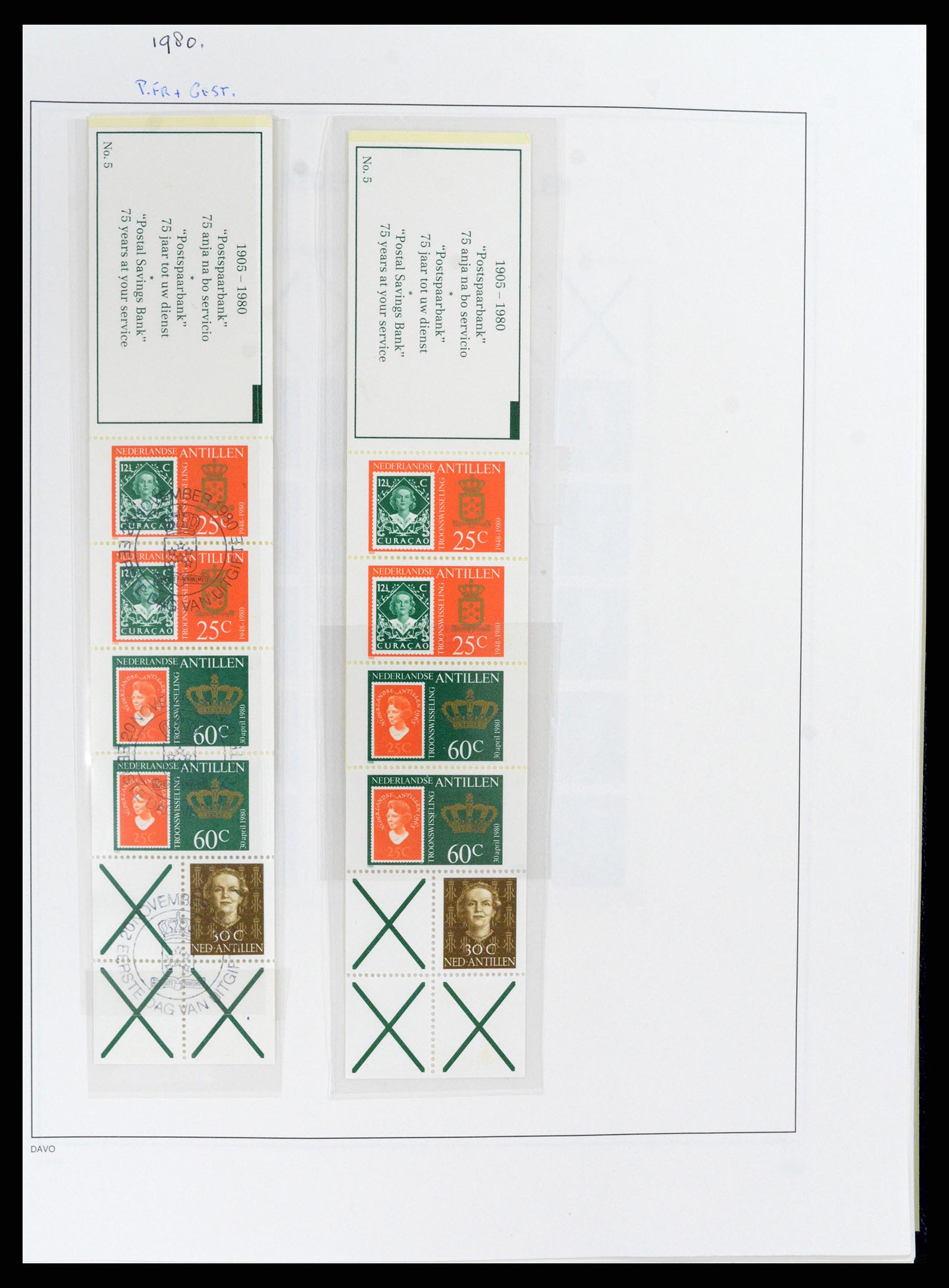 37844 055 - Stamp Collection 37844 Curaçao/Antilles 1873-2010.