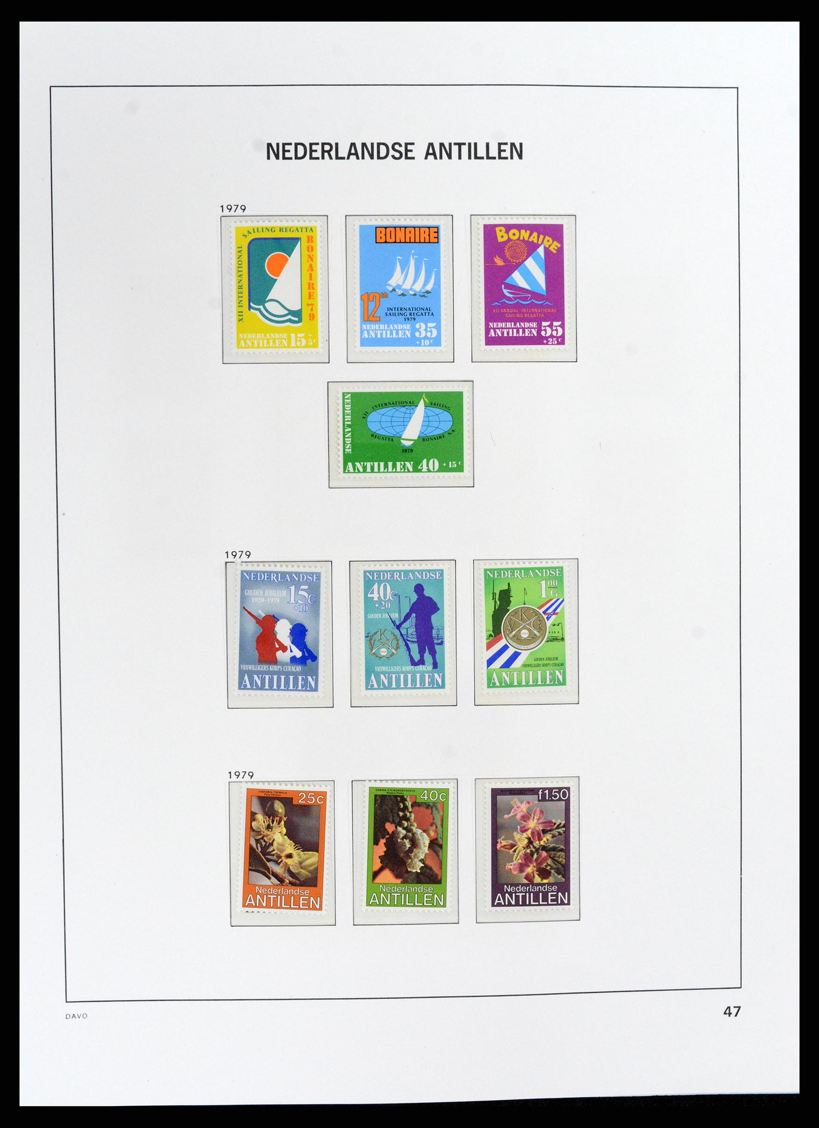 37844 058 - Stamp Collection 37844 Curaçao/Antilles 1873-2010.
