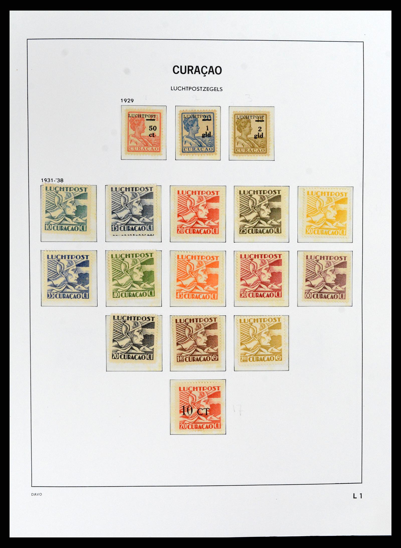 37844 061 - Stamp Collection 37844 Curaçao/Antilles 1873-2010.