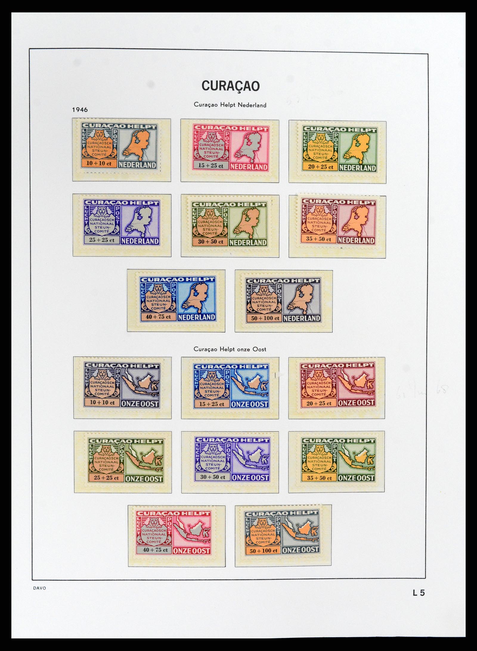 37844 065 - Stamp Collection 37844 Curaçao/Antilles 1873-2010.