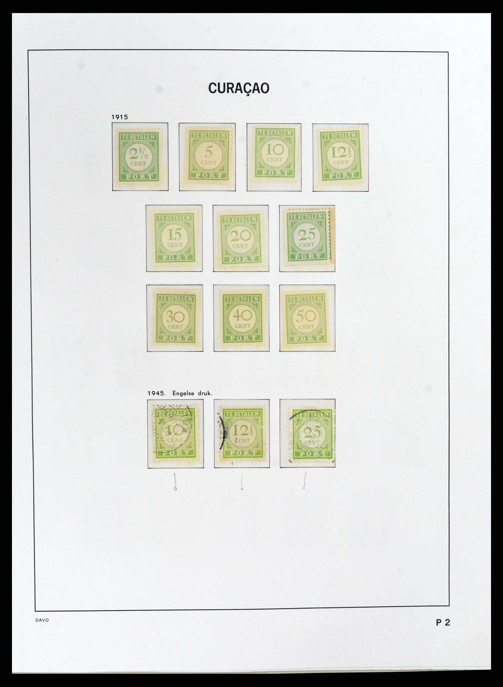 37844 068 - Stamp Collection 37844 Curaçao/Antilles 1873-2010.