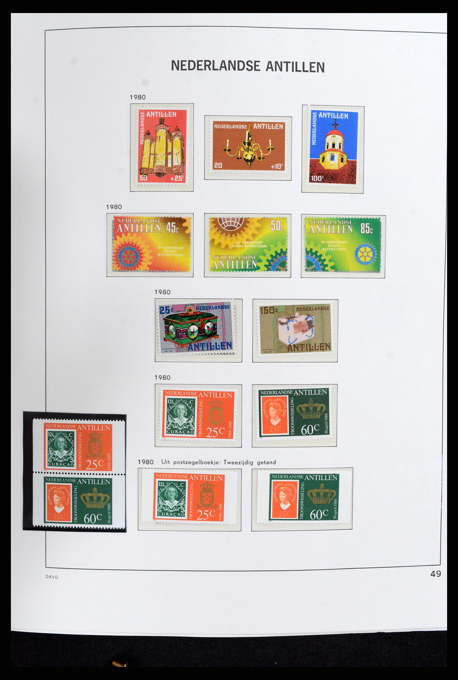 37844 070 - Stamp Collection 37844 Curaçao/Antilles 1873-2010.