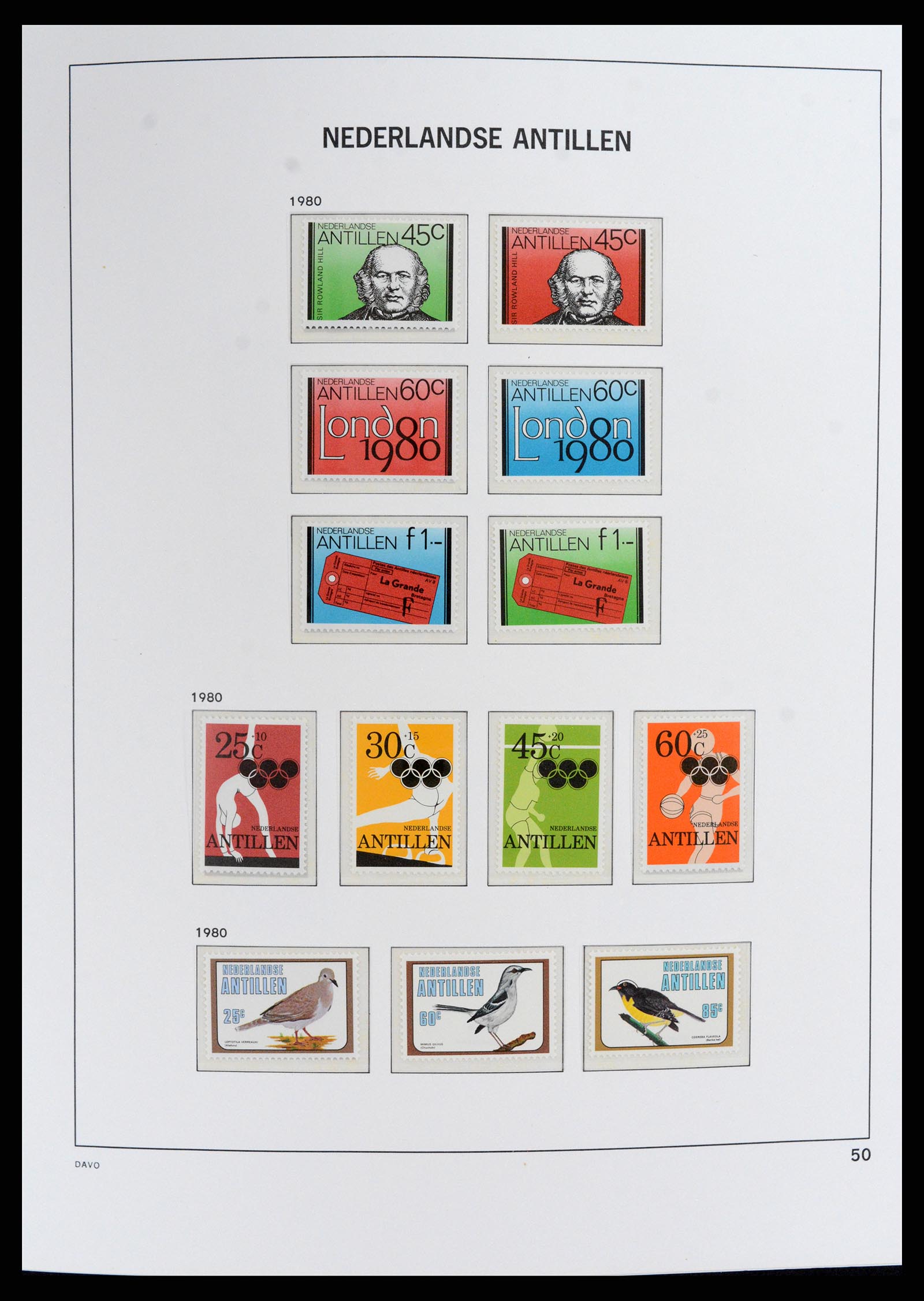 37844 072 - Stamp Collection 37844 Curaçao/Antilles 1873-2010.