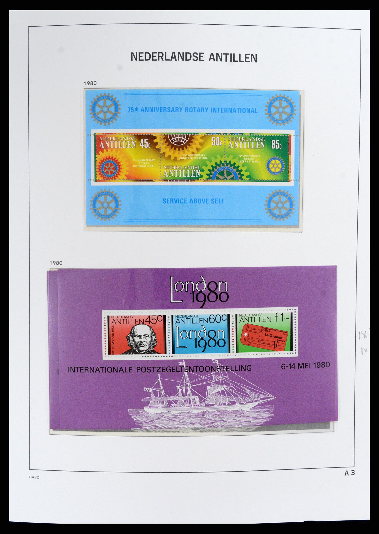 37844 074 - Stamp Collection 37844 Curaçao/Antilles 1873-2010.