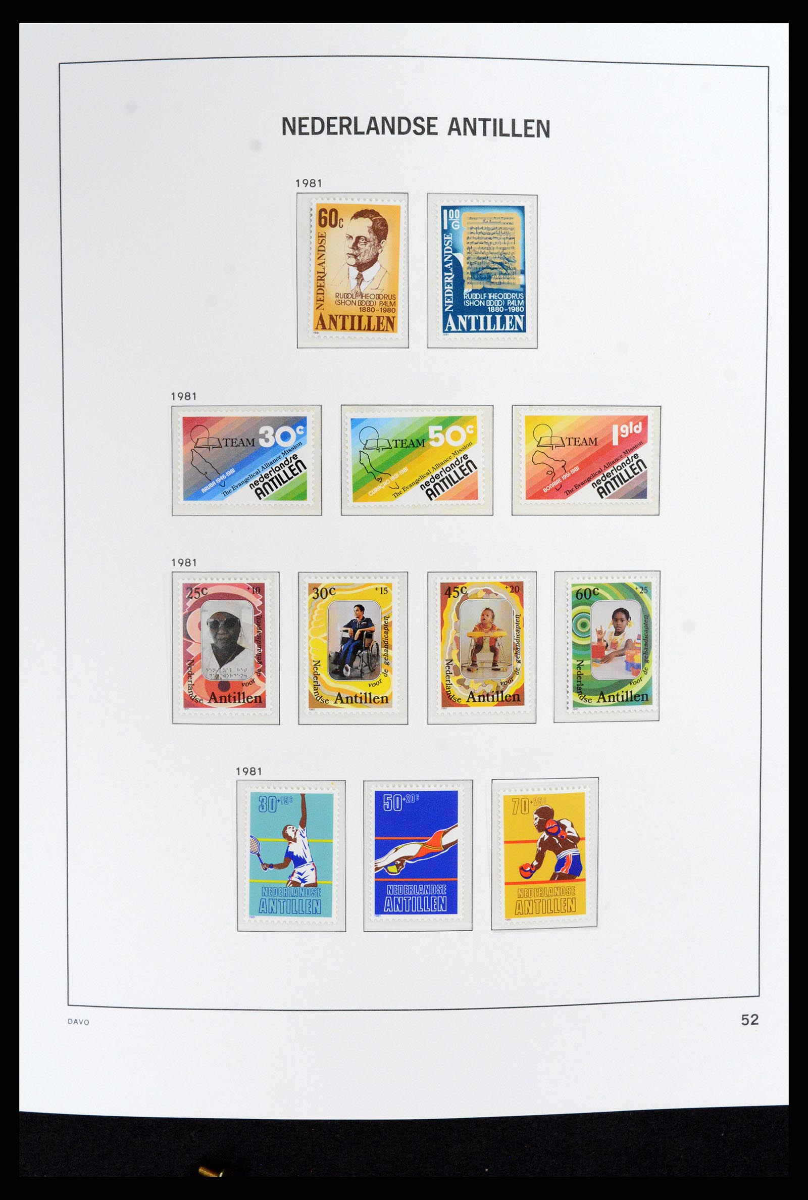 37844 076 - Stamp Collection 37844 Curaçao/Antilles 1873-2010.