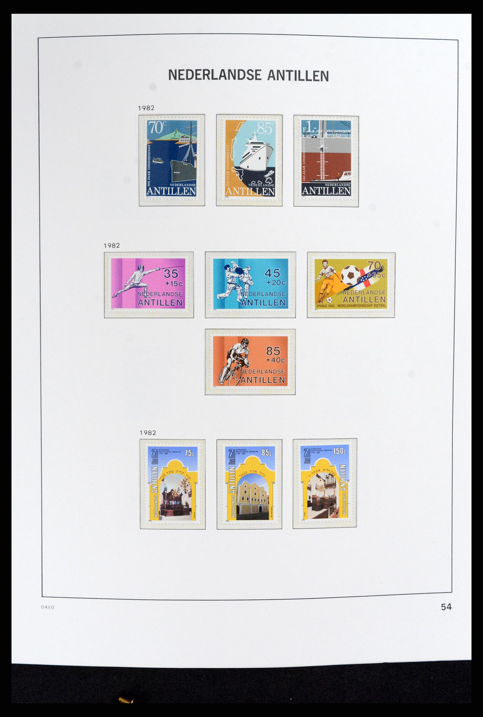 37844 080 - Stamp Collection 37844 Curaçao/Antilles 1873-2010.