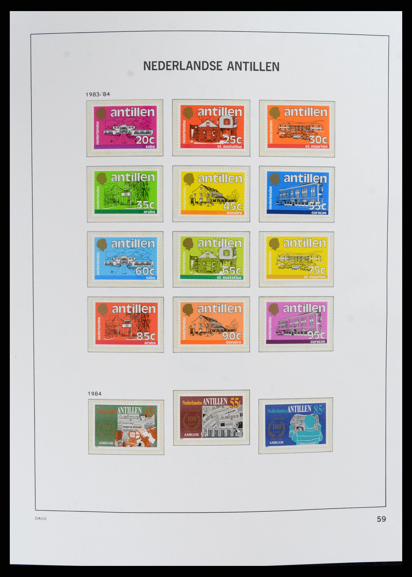 37844 089 - Stamp Collection 37844 Curaçao/Antilles 1873-2010.