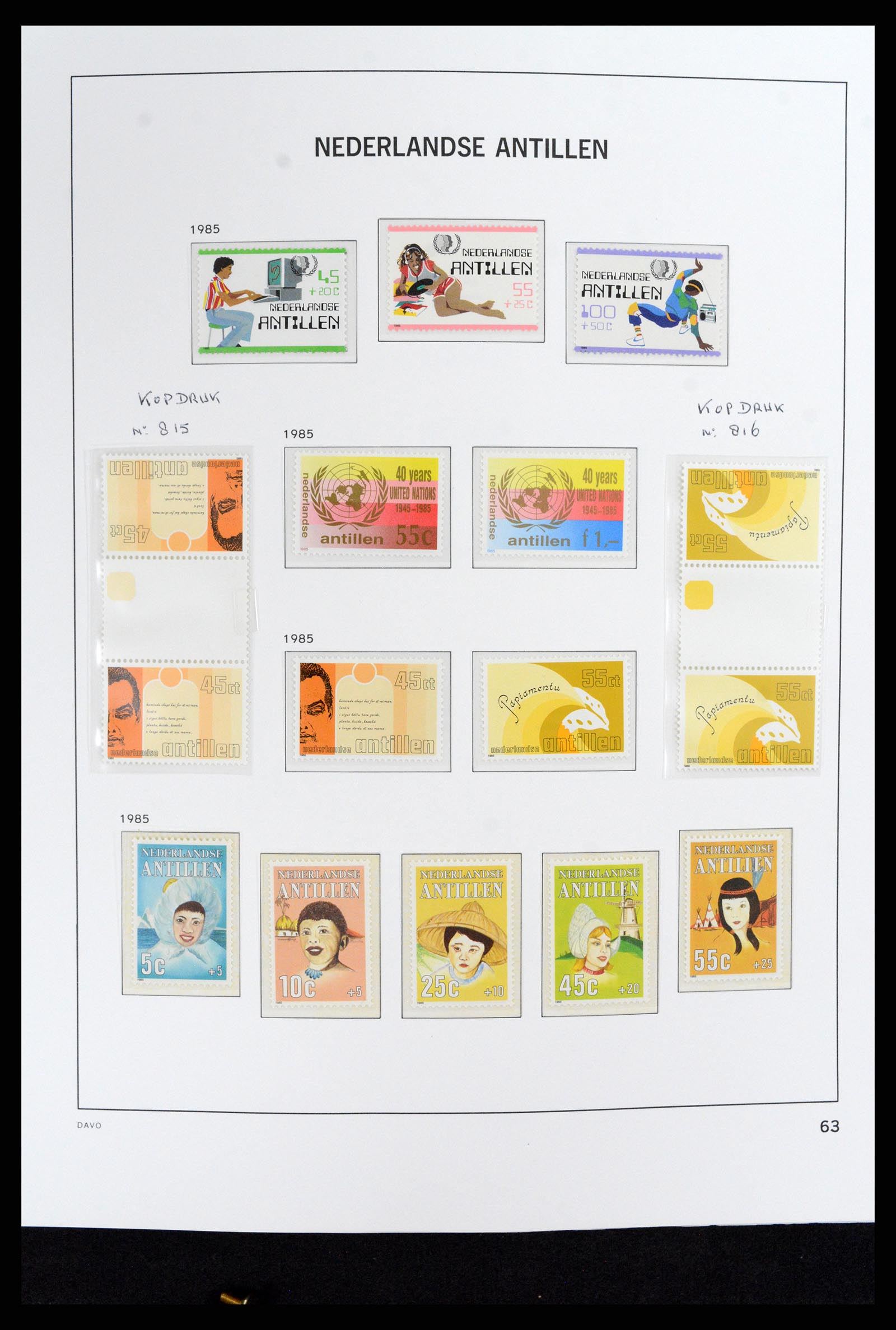 37844 094 - Stamp Collection 37844 Curaçao/Antilles 1873-2010.