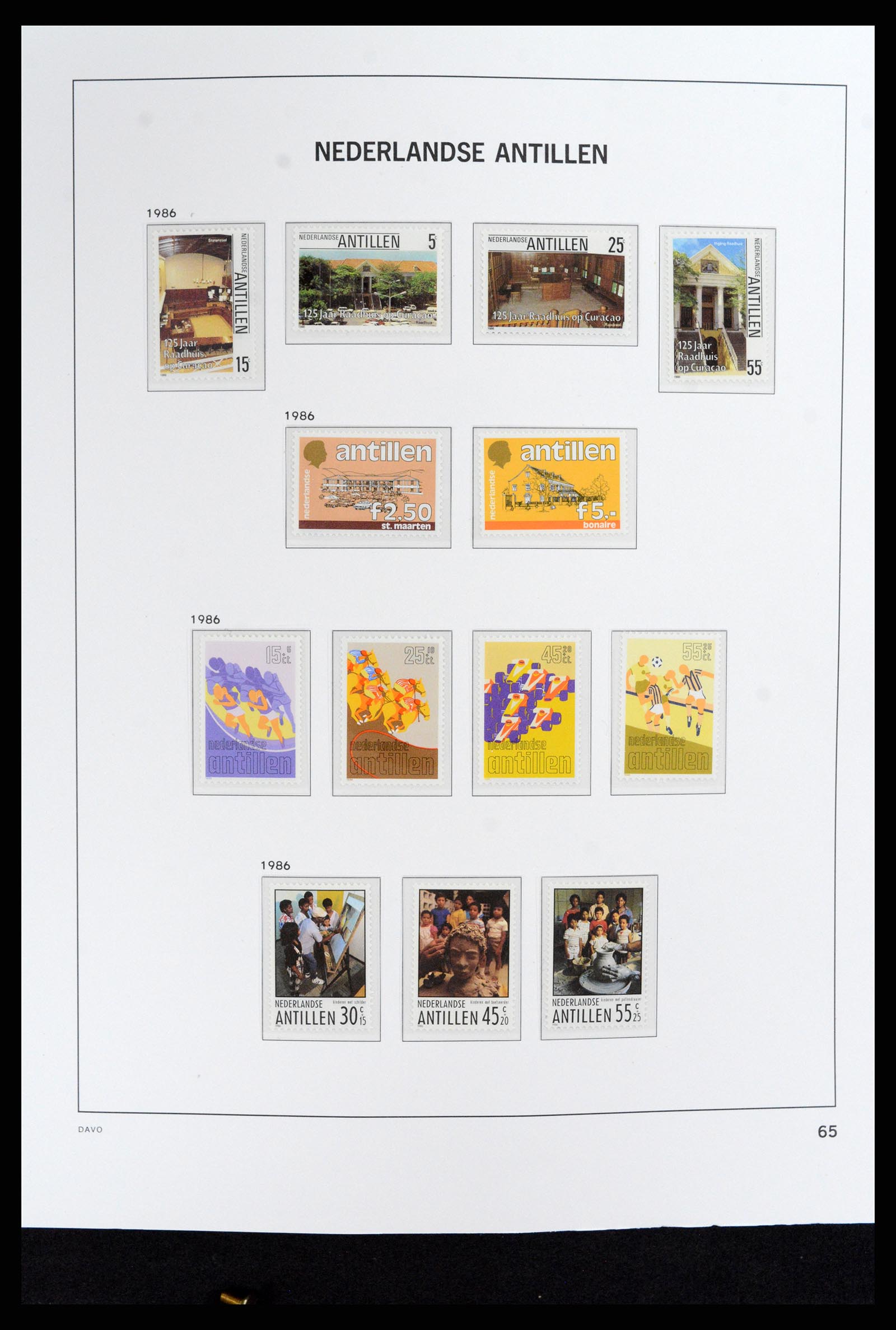 37844 097 - Stamp Collection 37844 Curaçao/Antilles 1873-2010.