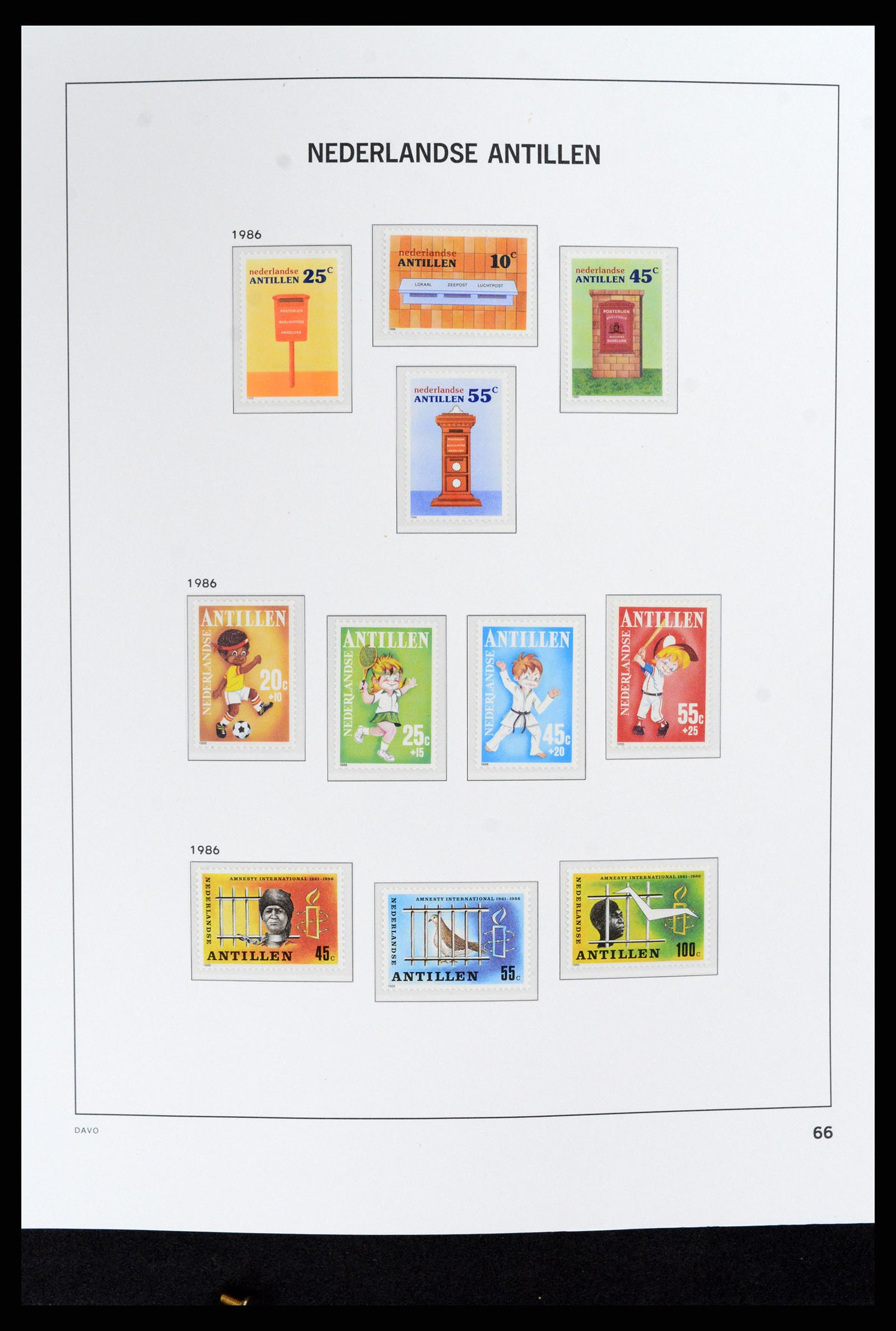37844 098 - Stamp Collection 37844 Curaçao/Antilles 1873-2010.