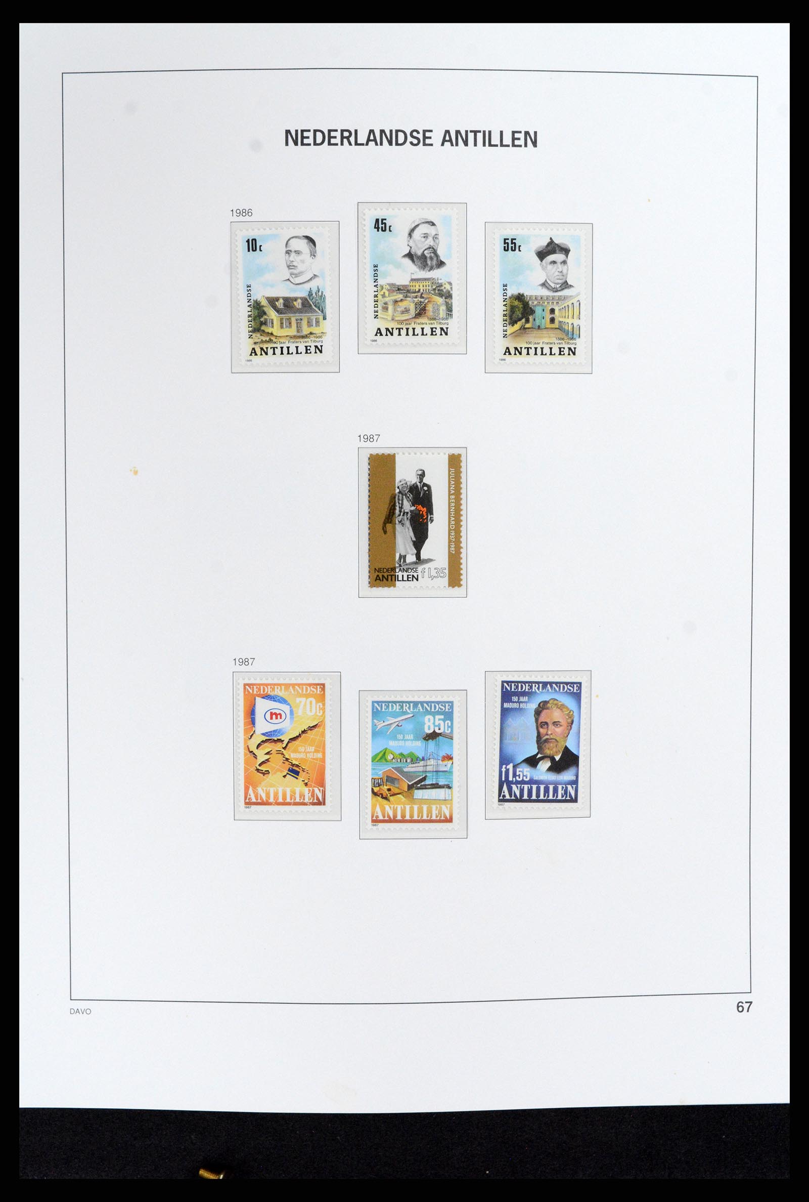 37844 100 - Stamp Collection 37844 Curaçao/Antilles 1873-2010.