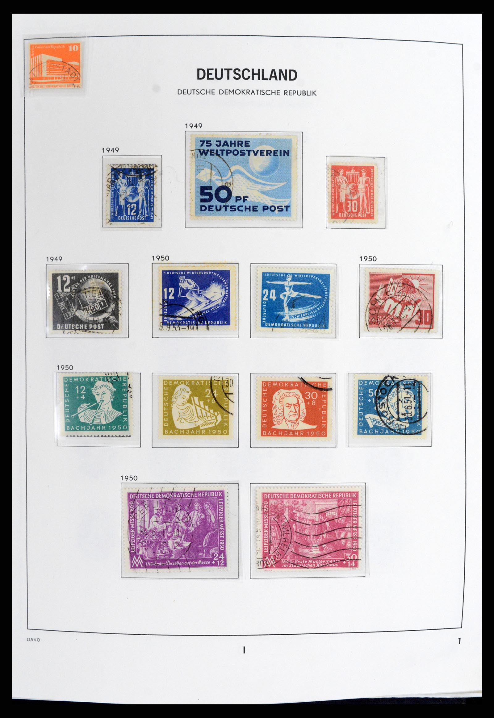 37846 001 - Stamp Collection 37846 GDR 1949-1990.