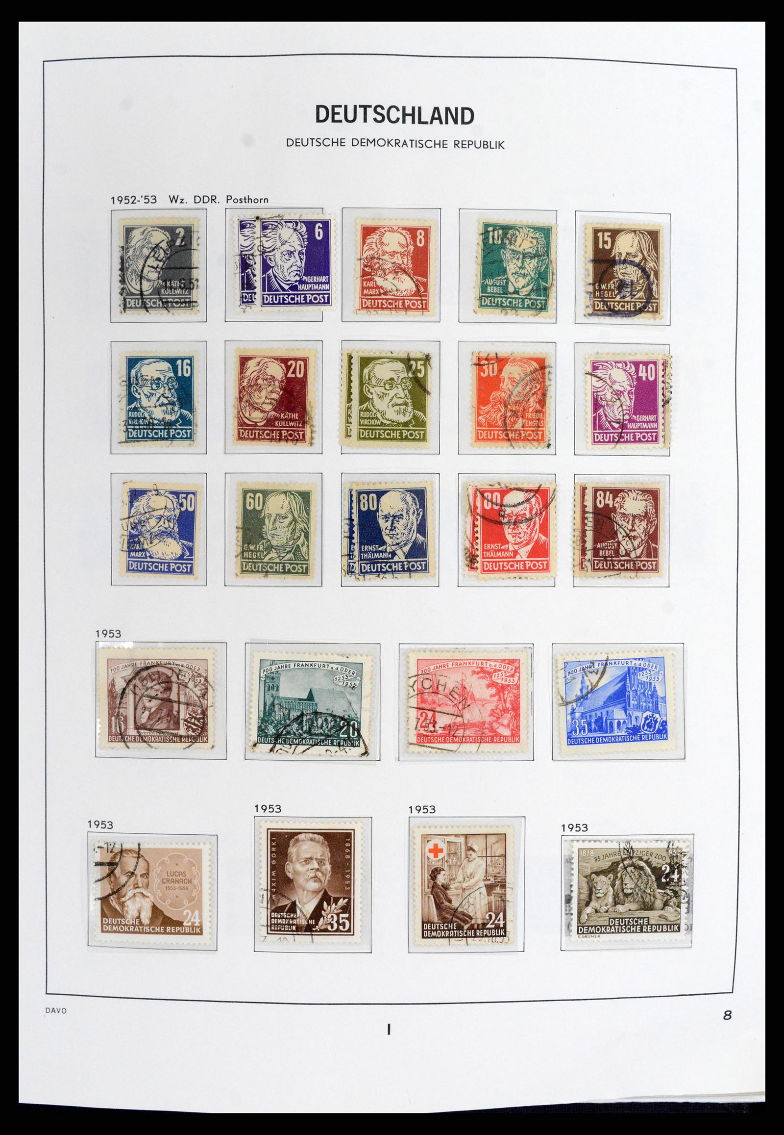 37846 009 - Stamp Collection 37846 GDR 1949-1990.