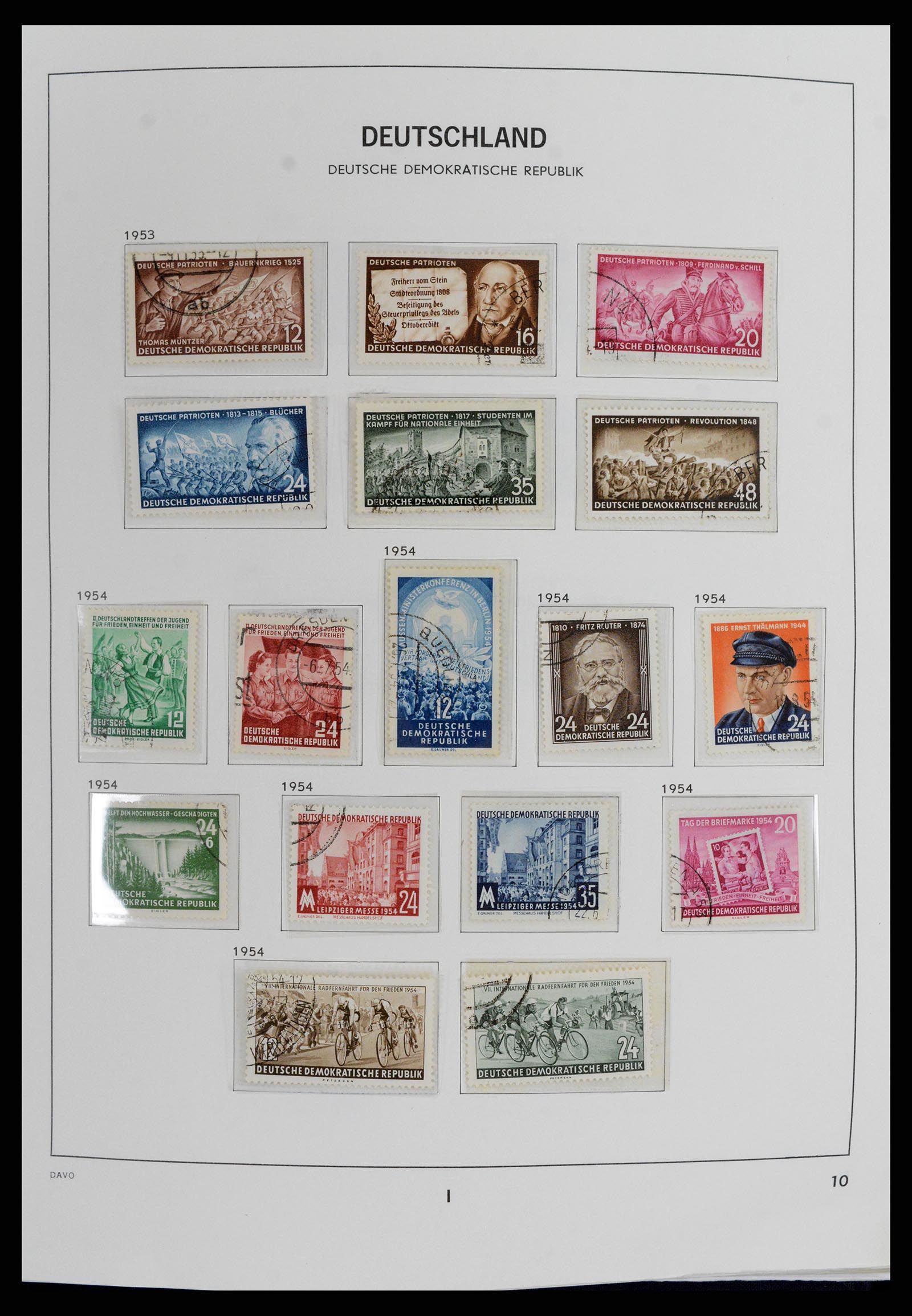 37846 011 - Stamp Collection 37846 GDR 1949-1990.