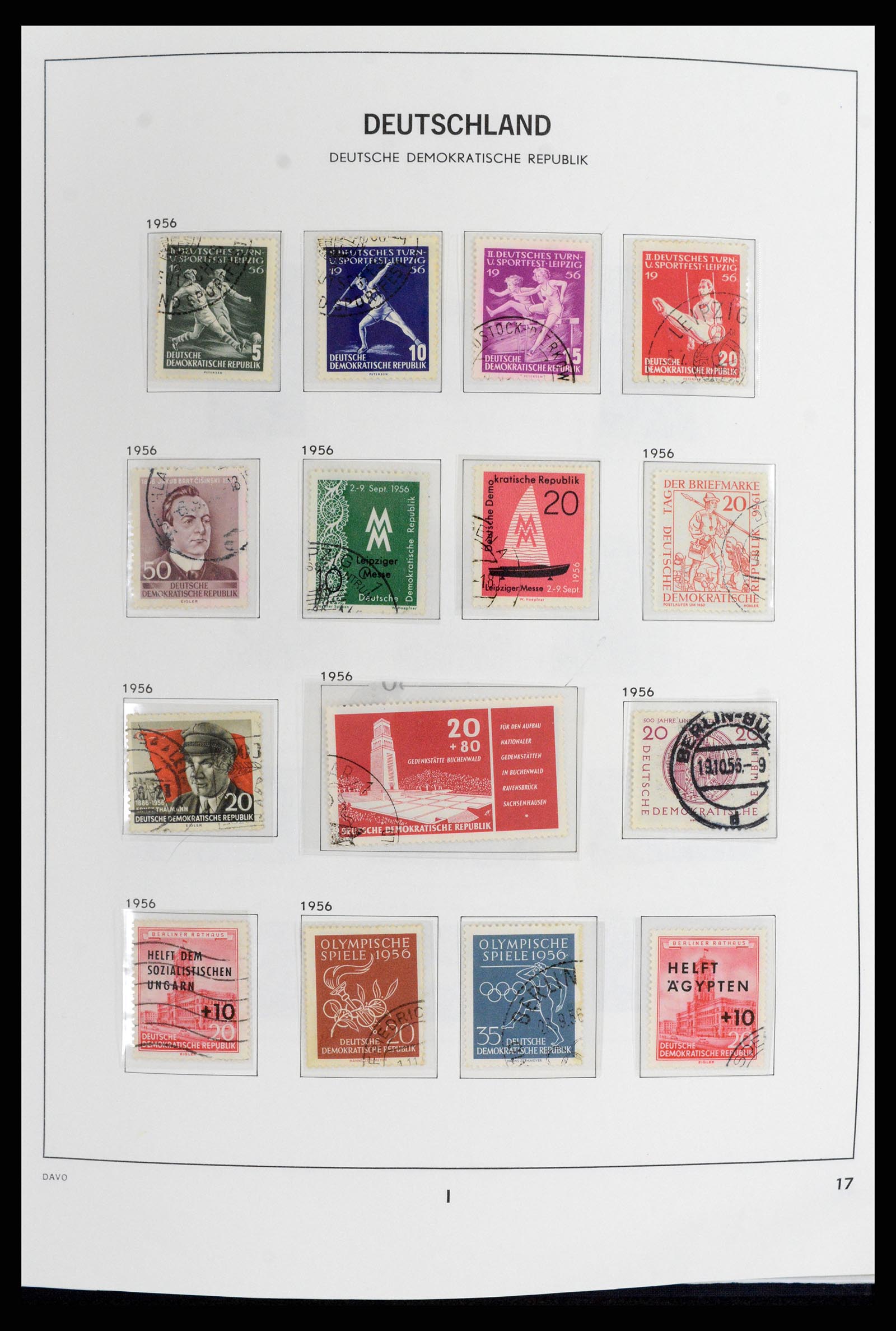 37846 018 - Stamp Collection 37846 GDR 1949-1990.