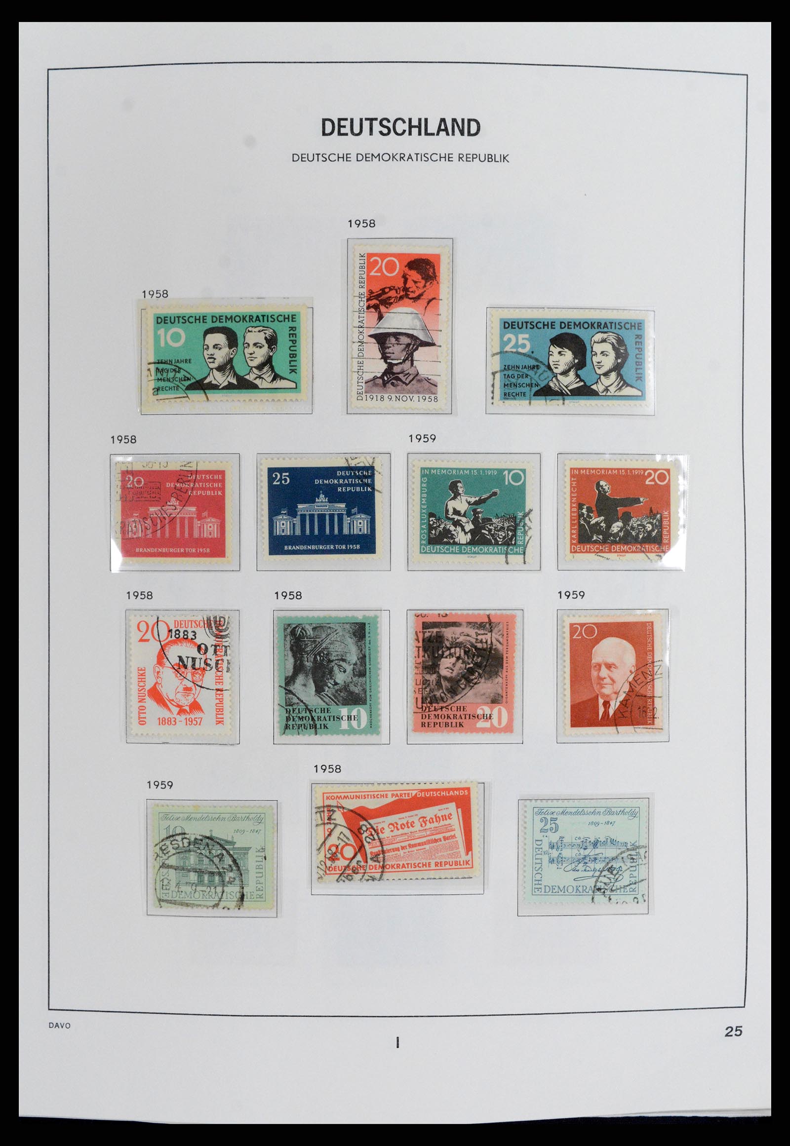 37846 026 - Postzegelverzameling 37846 DDR 1949-1990.