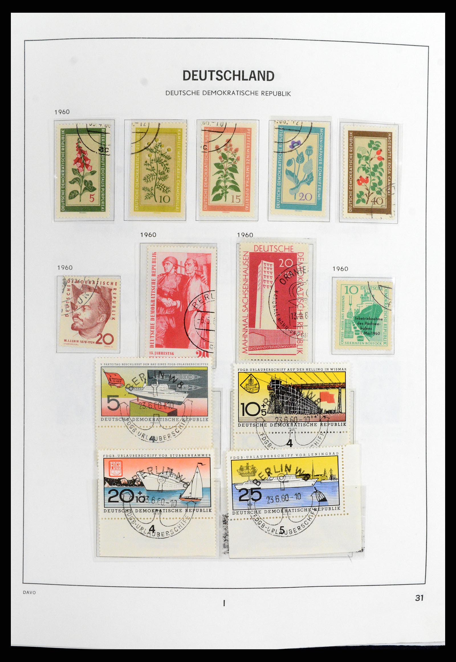 37846 032 - Postzegelverzameling 37846 DDR 1949-1990.