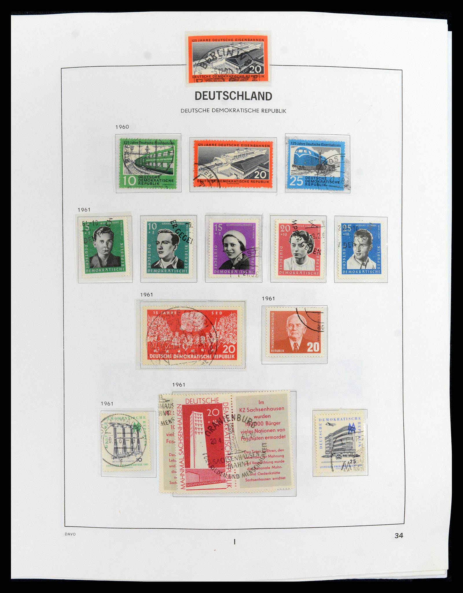 37846 035 - Postzegelverzameling 37846 DDR 1949-1990.
