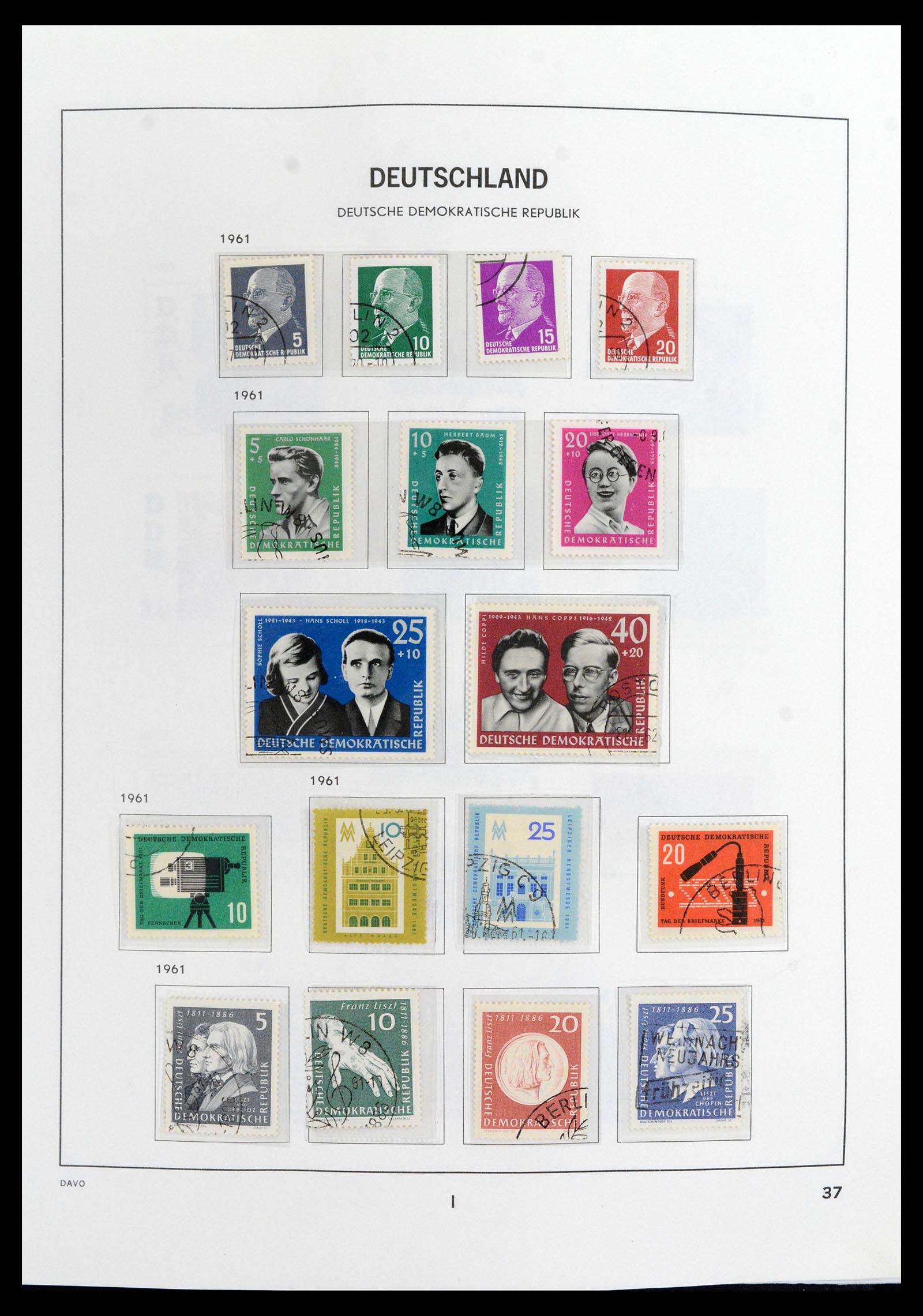 37846 038 - Postzegelverzameling 37846 DDR 1949-1990.
