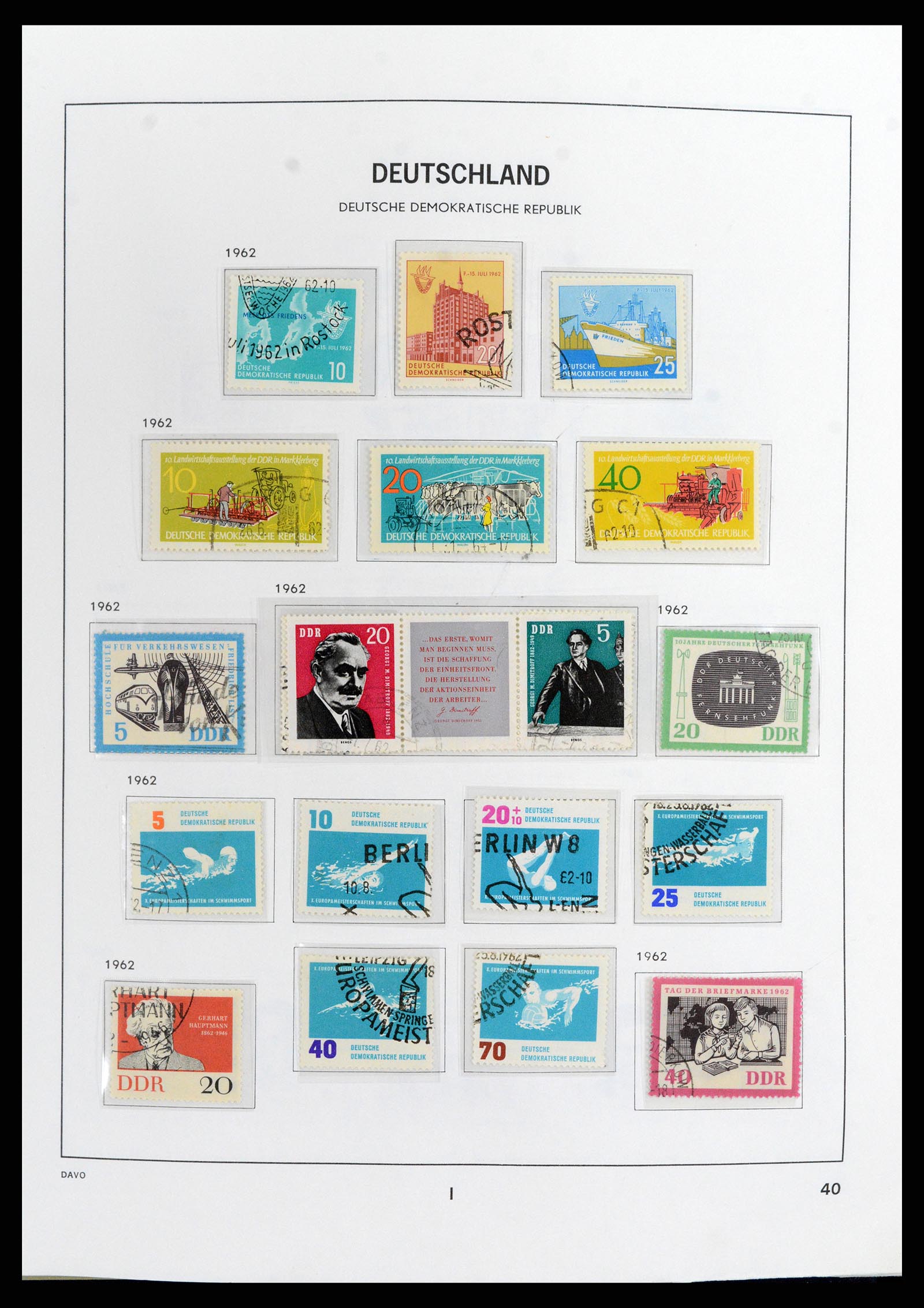 37846 041 - Postzegelverzameling 37846 DDR 1949-1990.