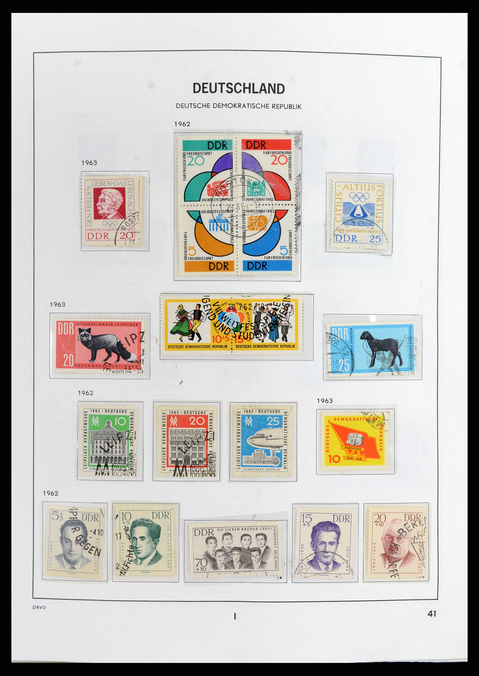 37846 042 - Postzegelverzameling 37846 DDR 1949-1990.