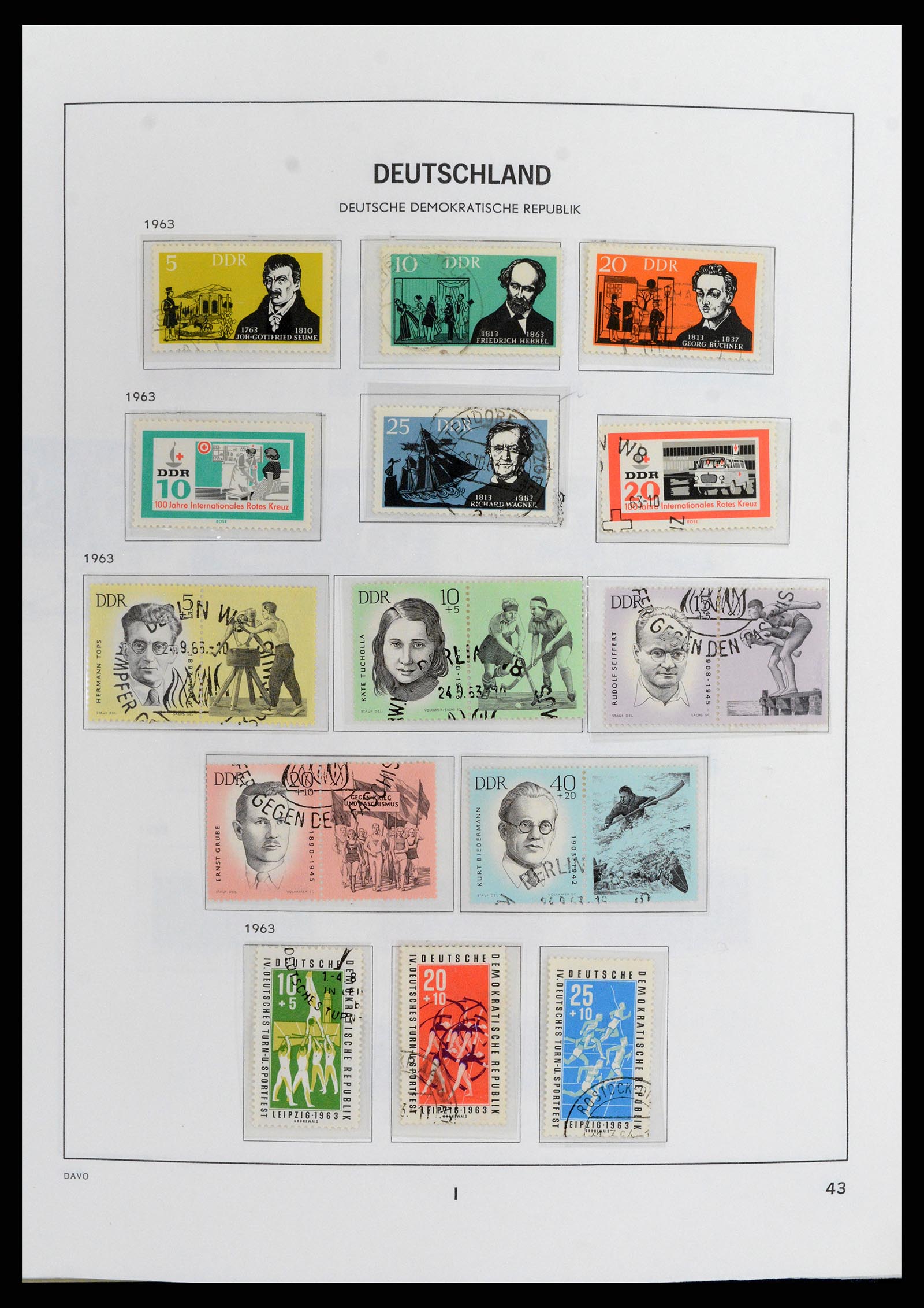 37846 044 - Postzegelverzameling 37846 DDR 1949-1990.
