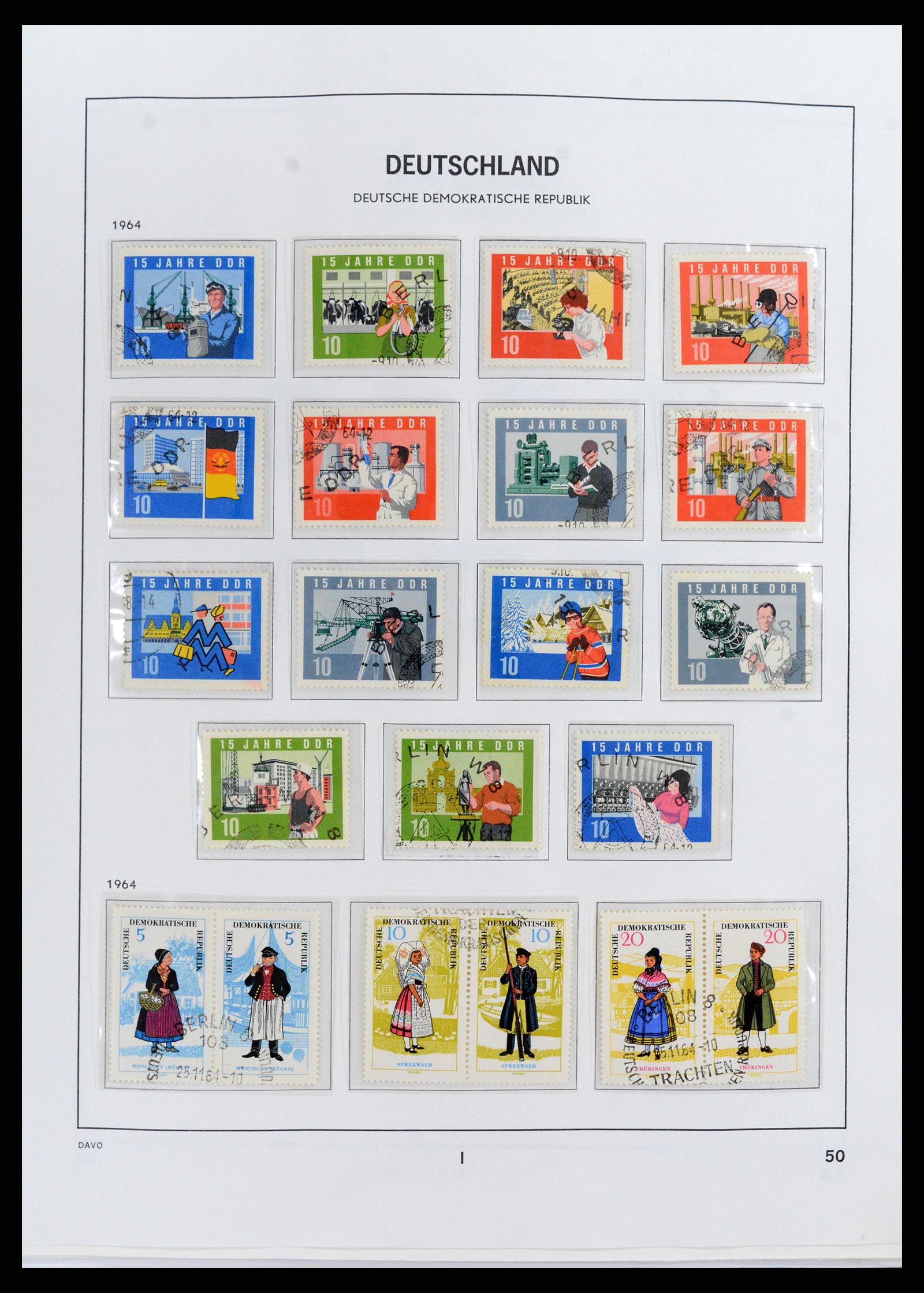 37846 052 - Postzegelverzameling 37846 DDR 1949-1990.
