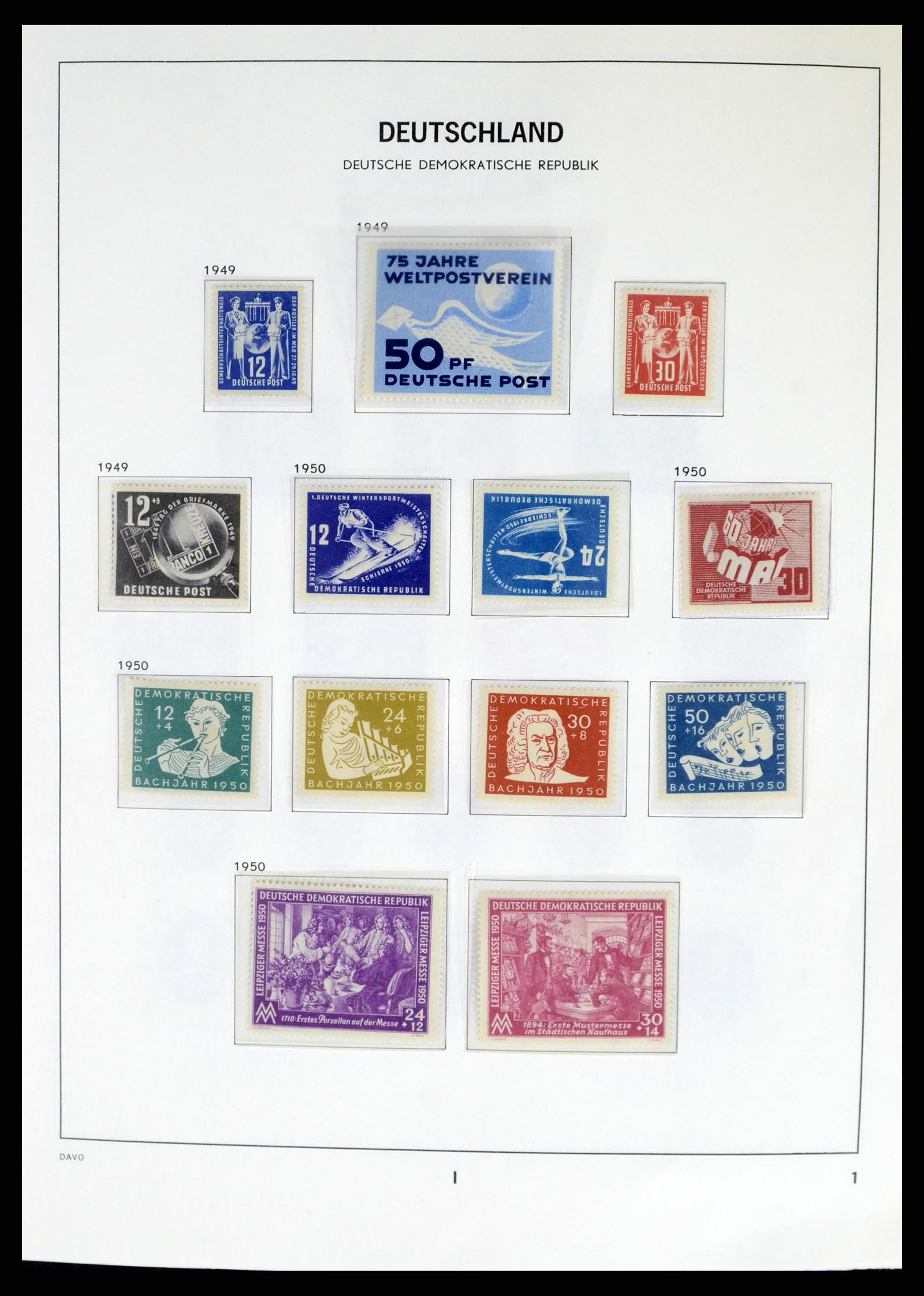 37847 001 - Stamp Collection 37847 GDR 1949-1990.