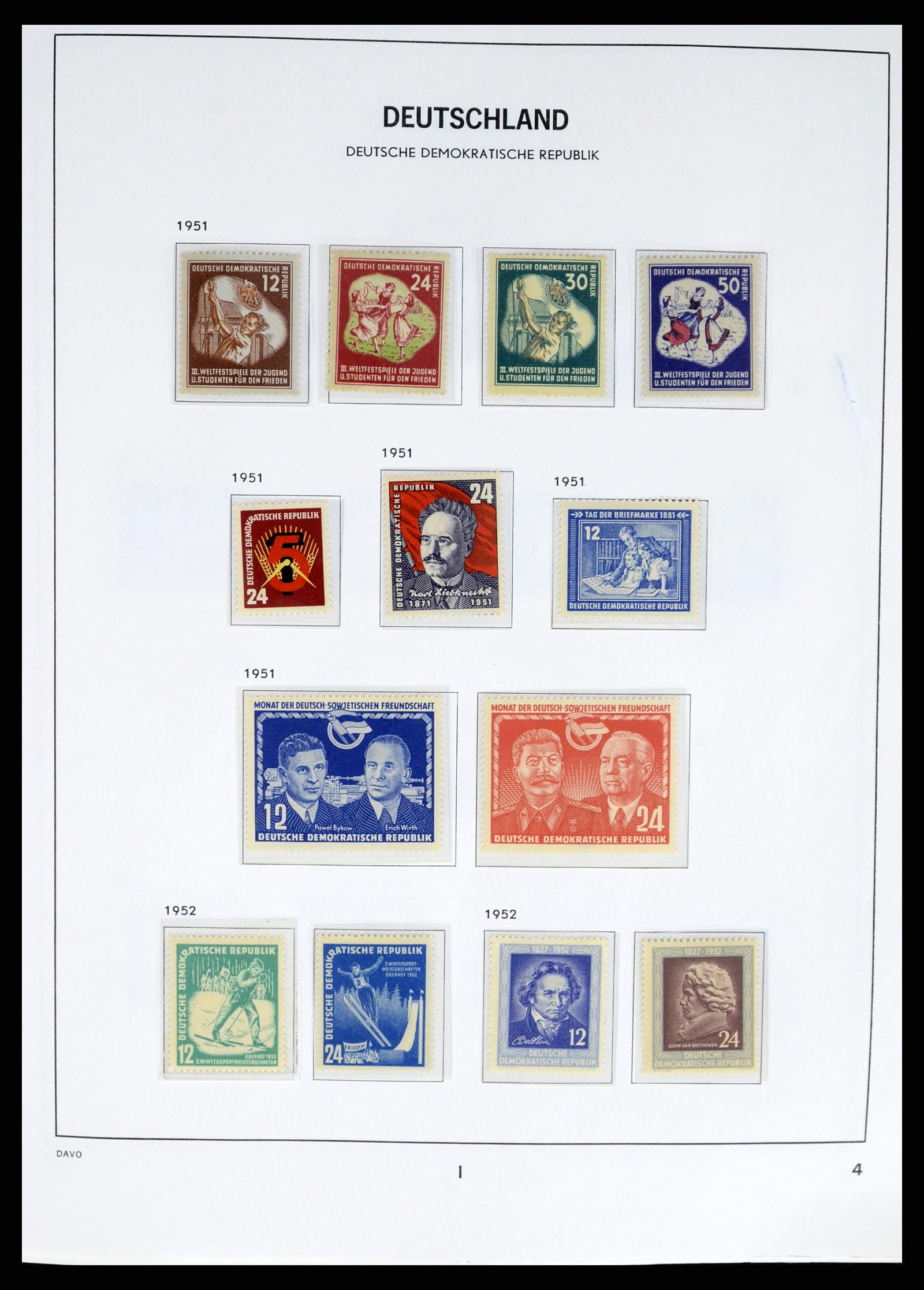 37847 004 - Stamp Collection 37847 GDR 1949-1990.