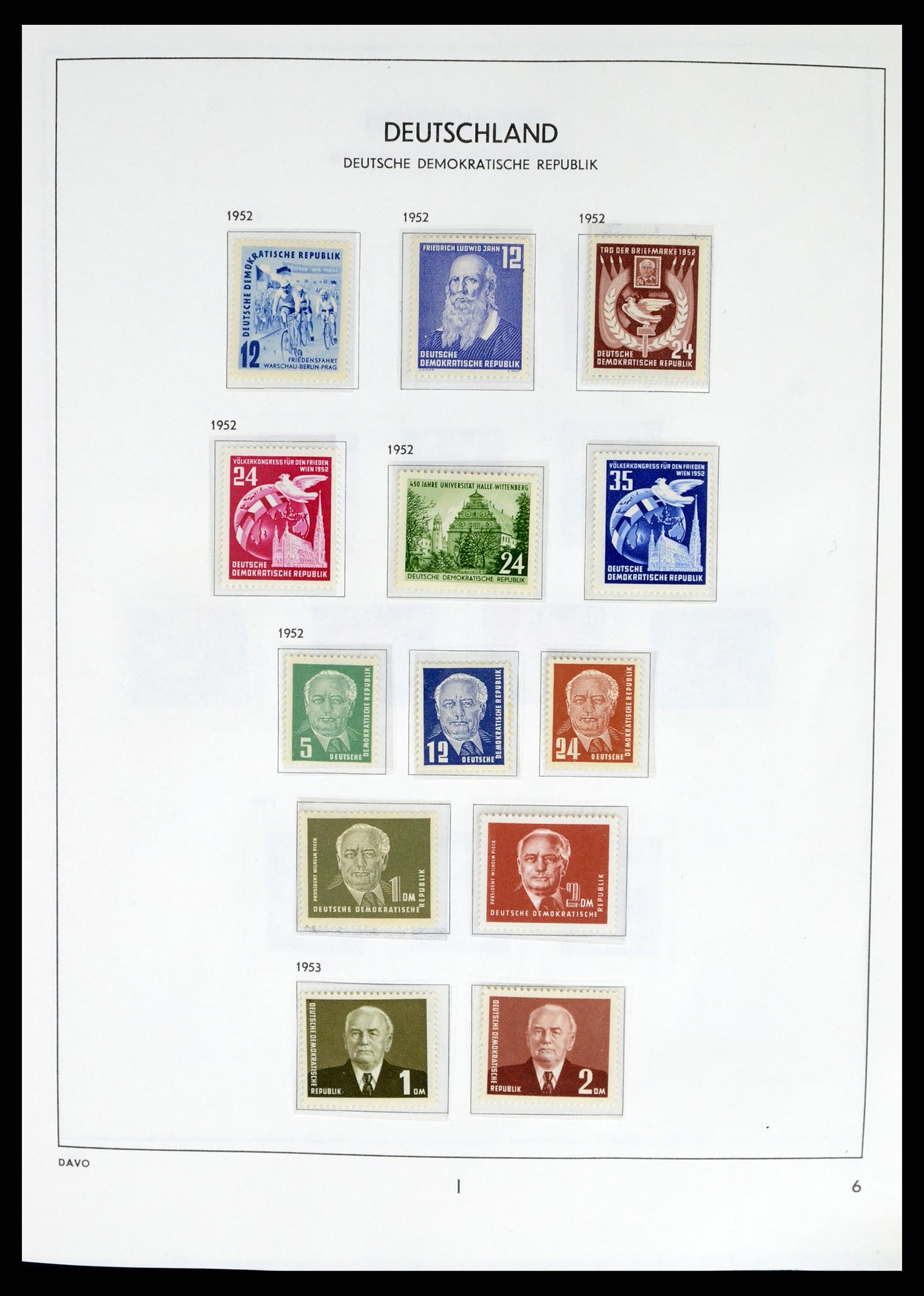37847 006 - Stamp Collection 37847 GDR 1949-1990.